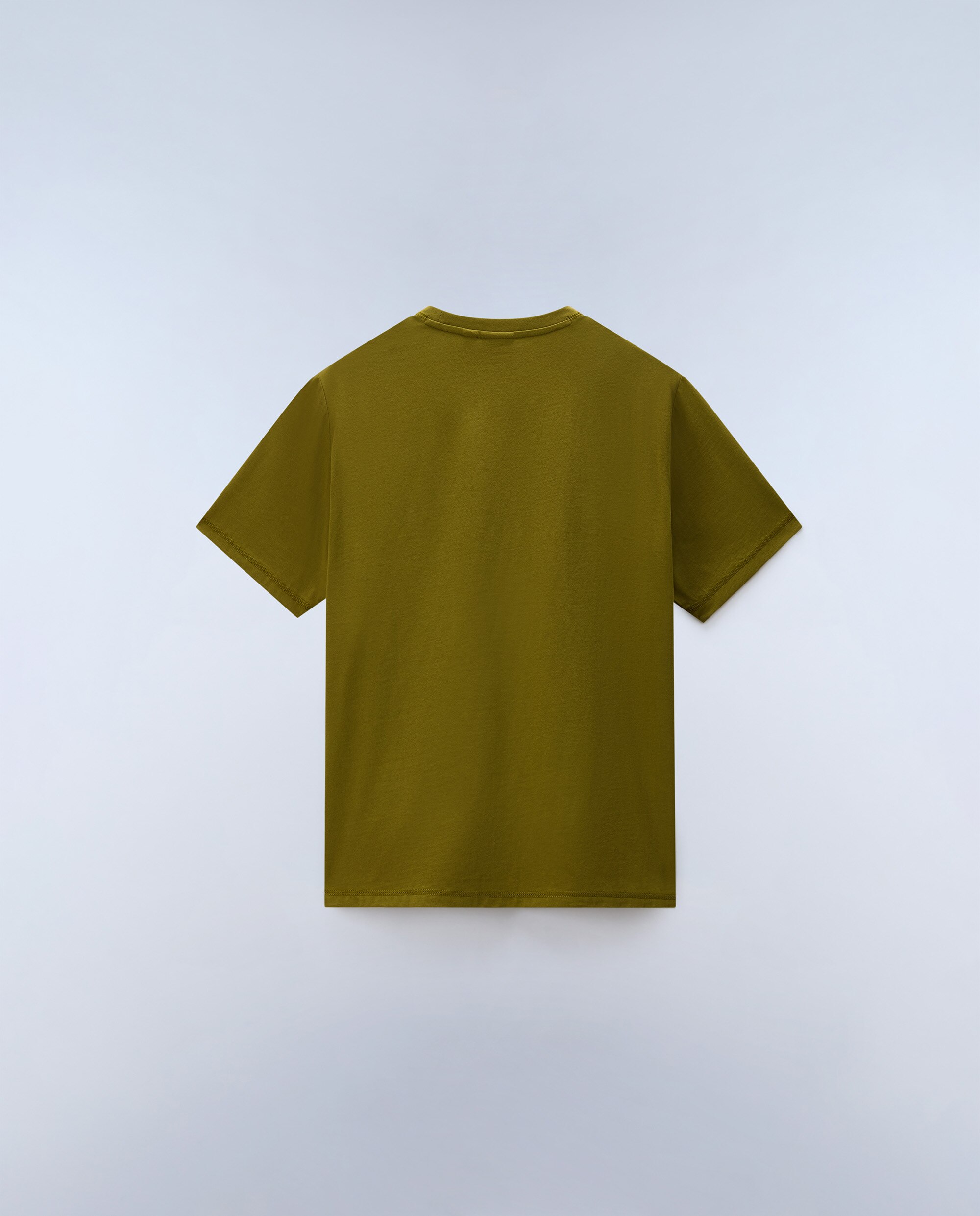 Camiseta de algodón de hombre flag tiki de manga corta - Napapijri - Verde claro / Pistacho Verde claro / Pistacho-4