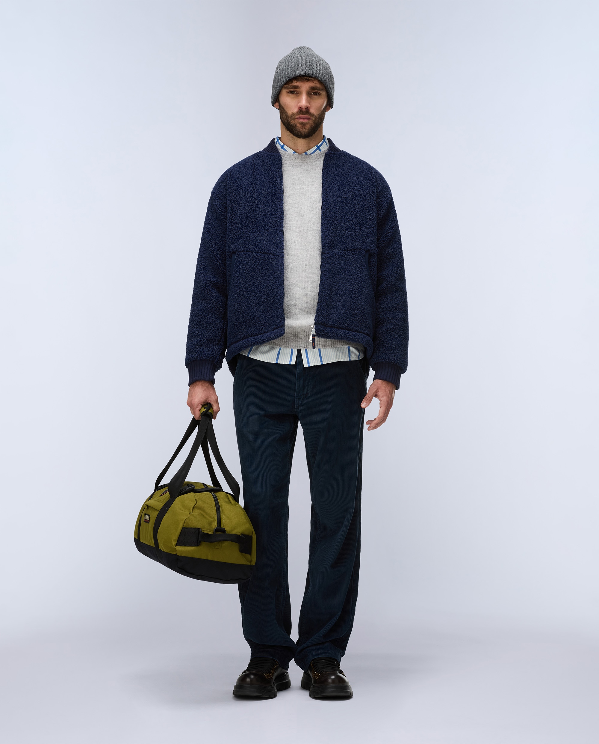 Chino de hombre m-iverna largo de corte relajado - Napapijri - Azul oscuro Azul oscuro-2