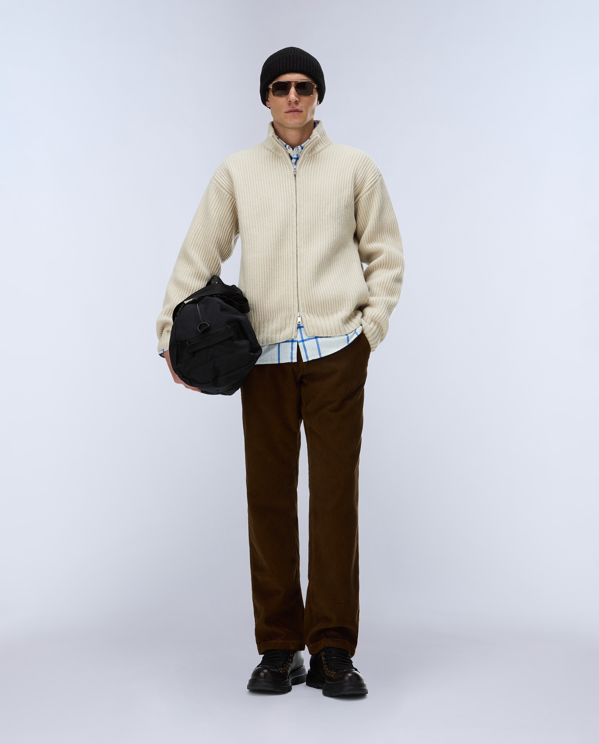 Chino de hombre m-iverna largo de corte relajado - Napapijri - Marrón / Naranja Marrón / Naranja-1