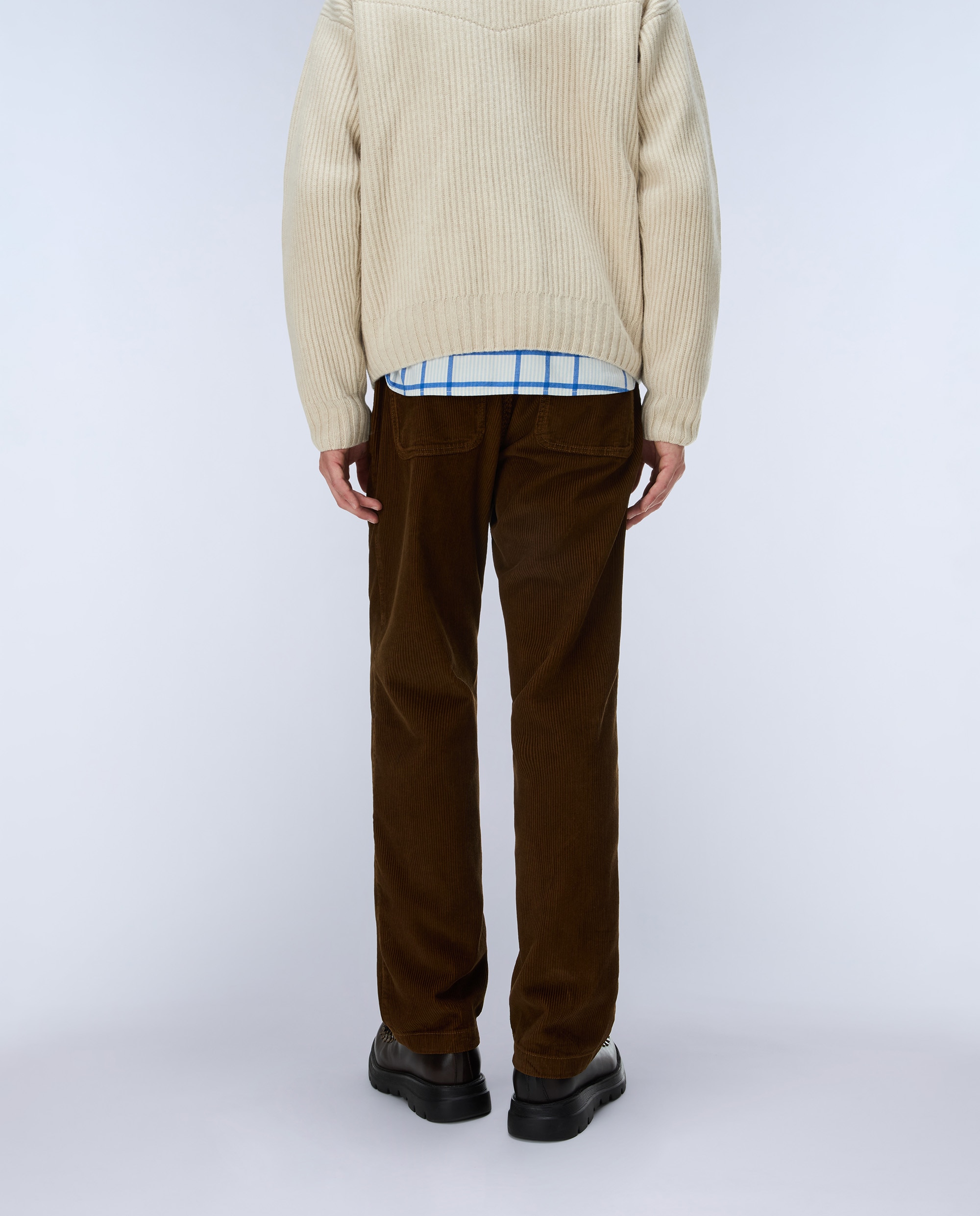Chino de hombre m-iverna largo de corte relajado - Napapijri - Marrón / Naranja Marrón / Naranja-4