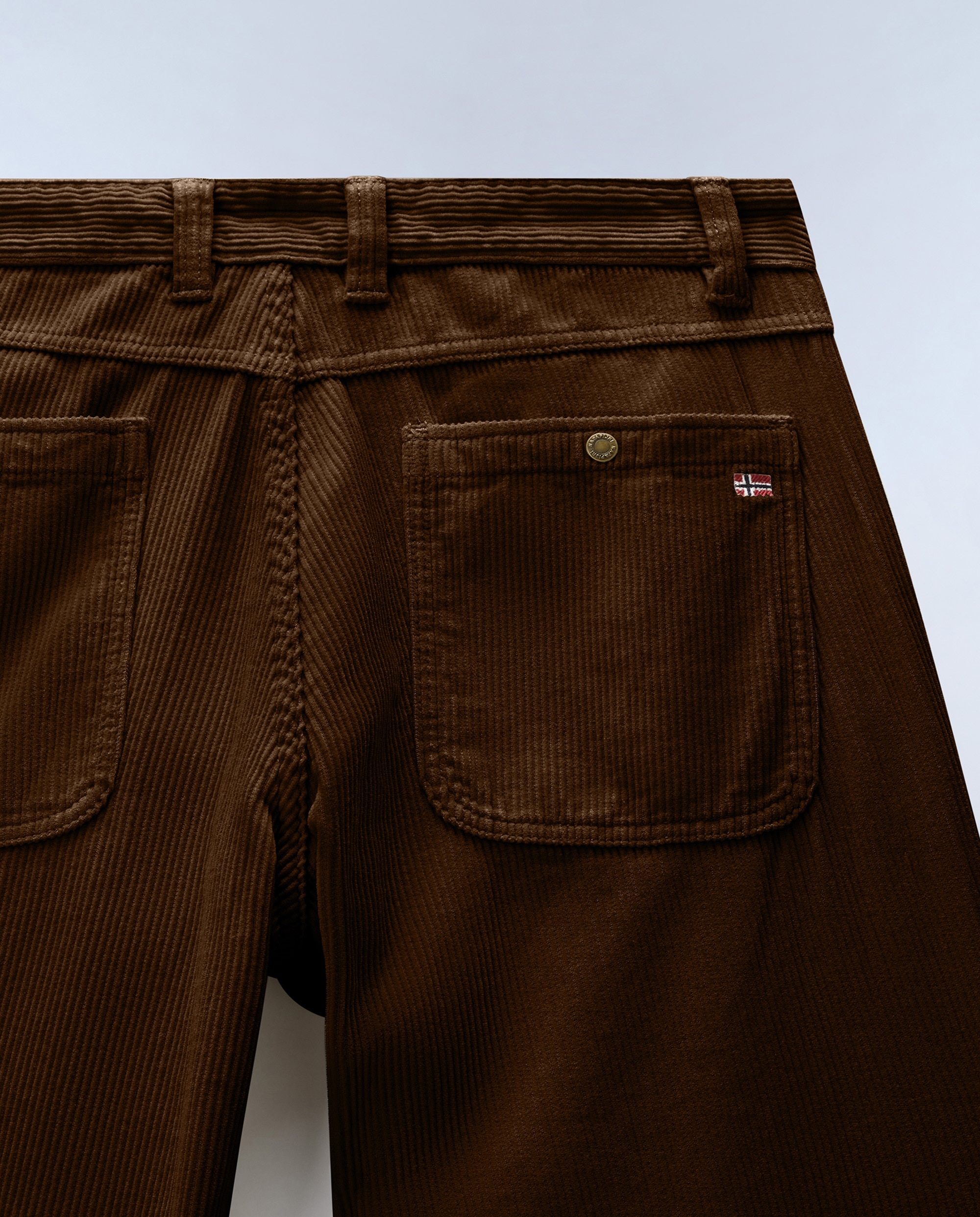 Chino de hombre m-iverna largo de corte relajado - Napapijri - Marrón / Naranja Marrón / Naranja-7
