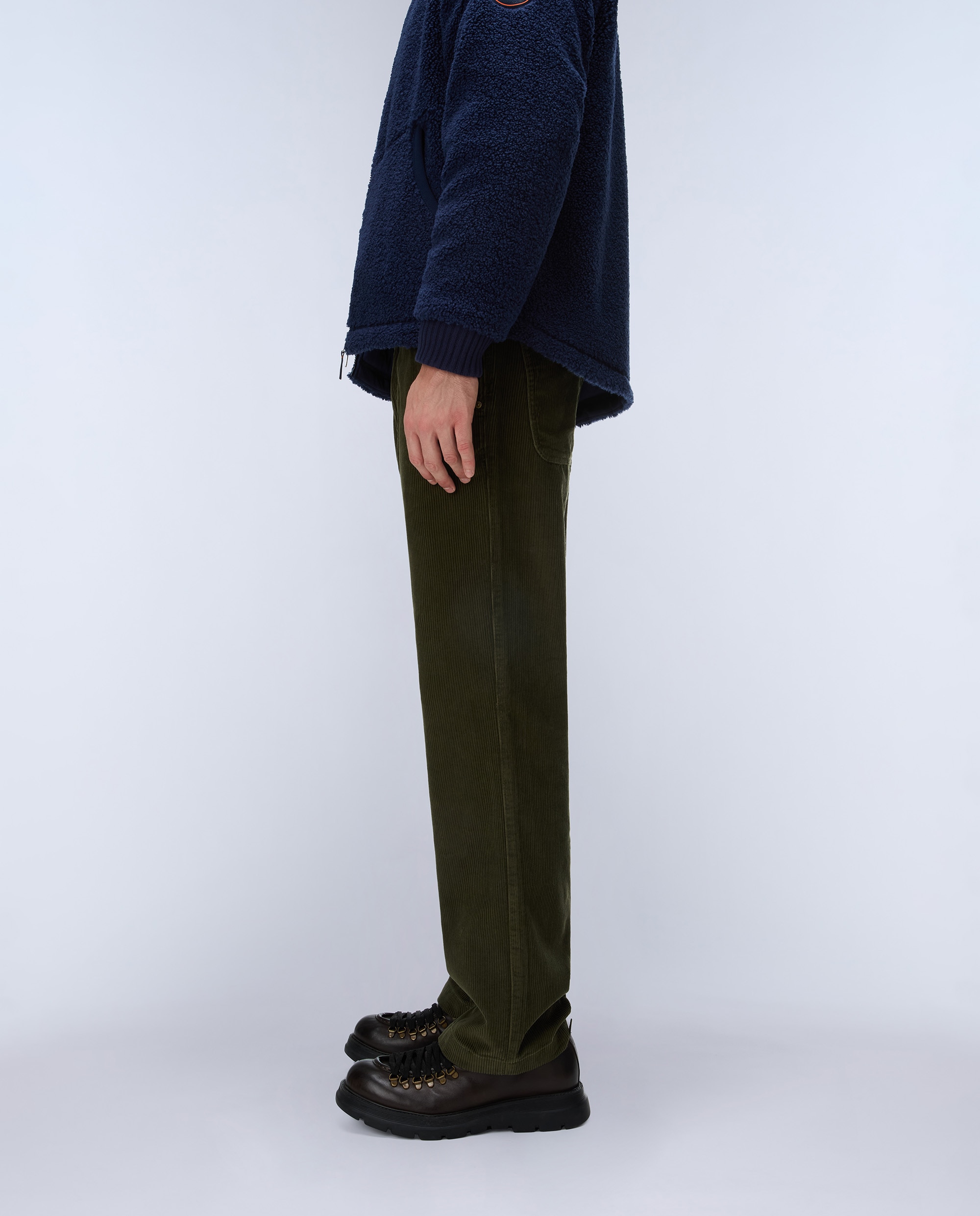 Chino de hombre m-iverna largo de corte relajado - Napapijri - Verde Oliva Verde Oliva-3