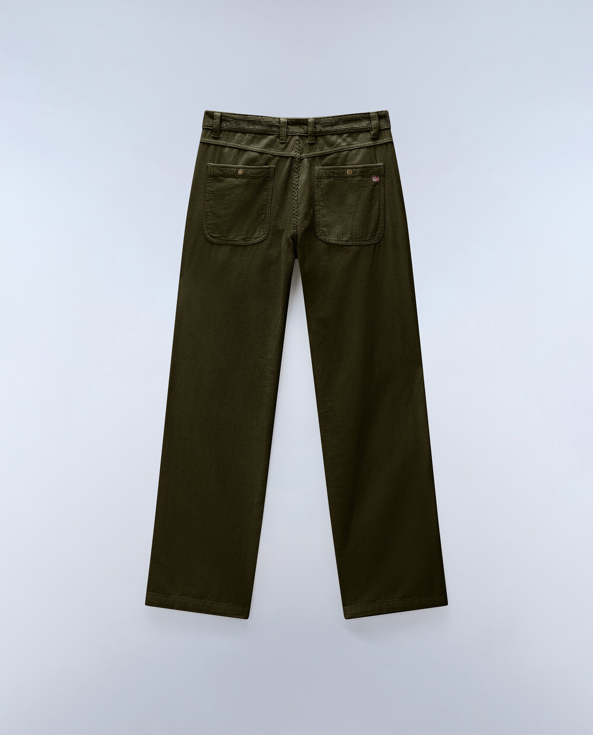 Chino de hombre m-iverna largo de corte relajado - Napapijri - Verde Oliva Verde Oliva-8