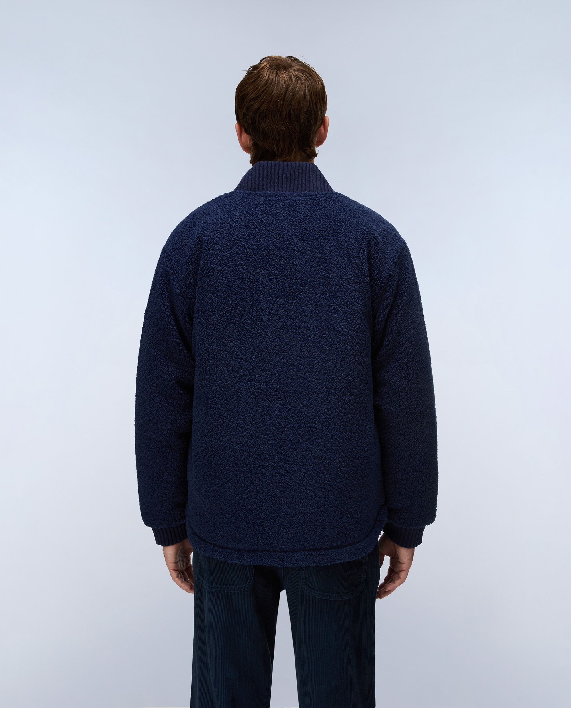 Cazadora bomber de hombre mapu fz con cremallera - Napapijri - Azul Cobalto Azul Cobalto-5