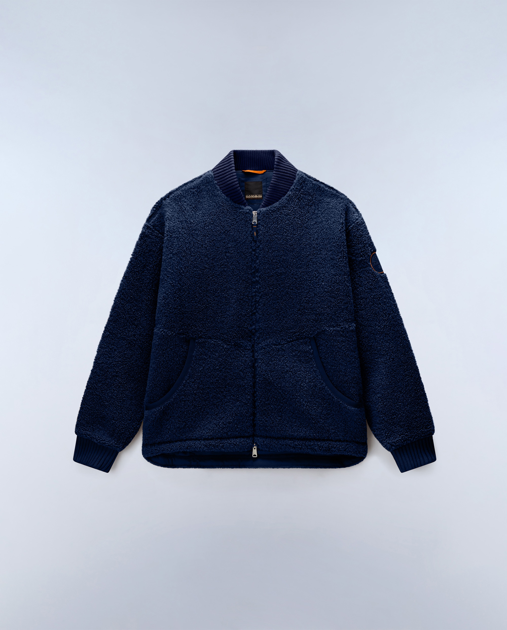Cazadora bomber de hombre mapu fz con cremallera - Napapijri - Azul Cobalto Azul Cobalto-7