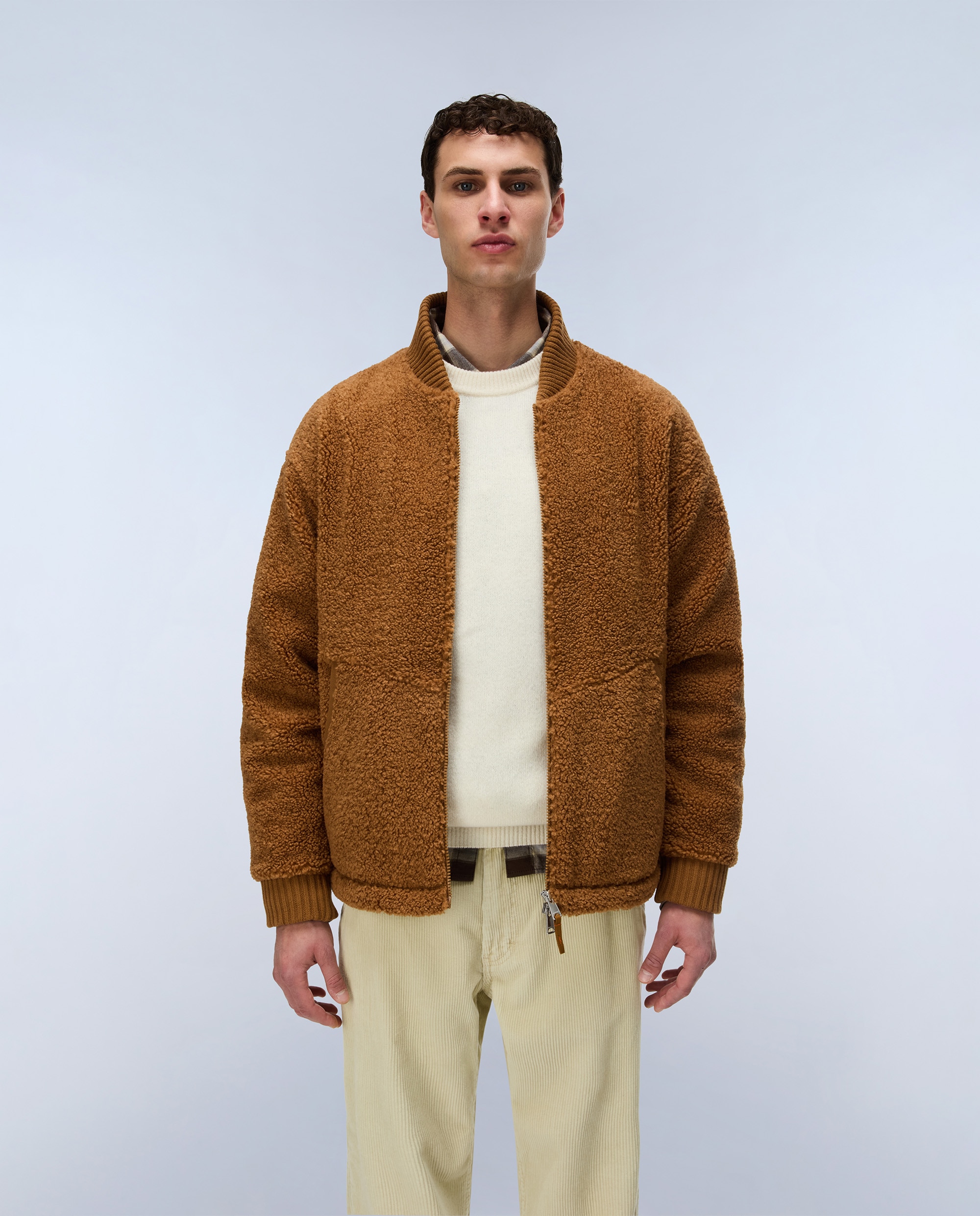 Cazadora bomber de hombre mapu fz con cremallera - Napapijri - Camel Camel-2