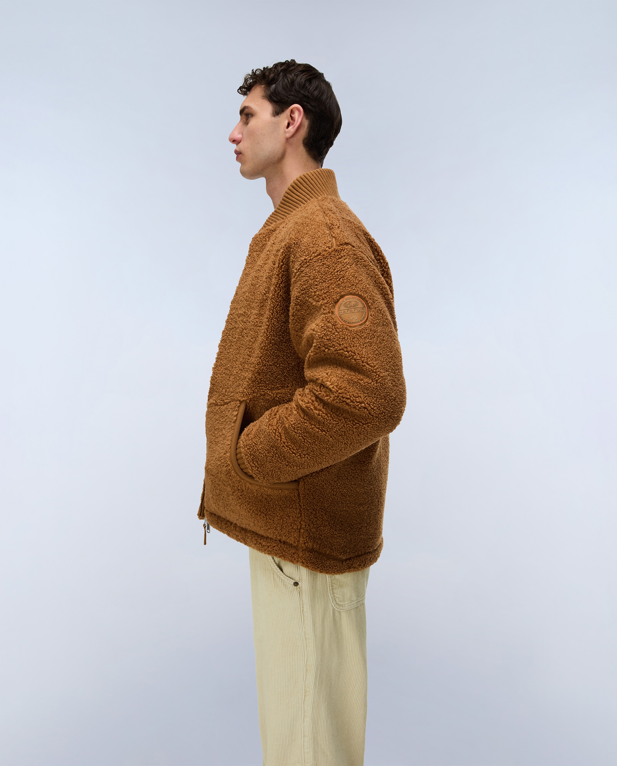 Cazadora bomber de hombre mapu fz con cremallera - Napapijri - Camel Camel-4