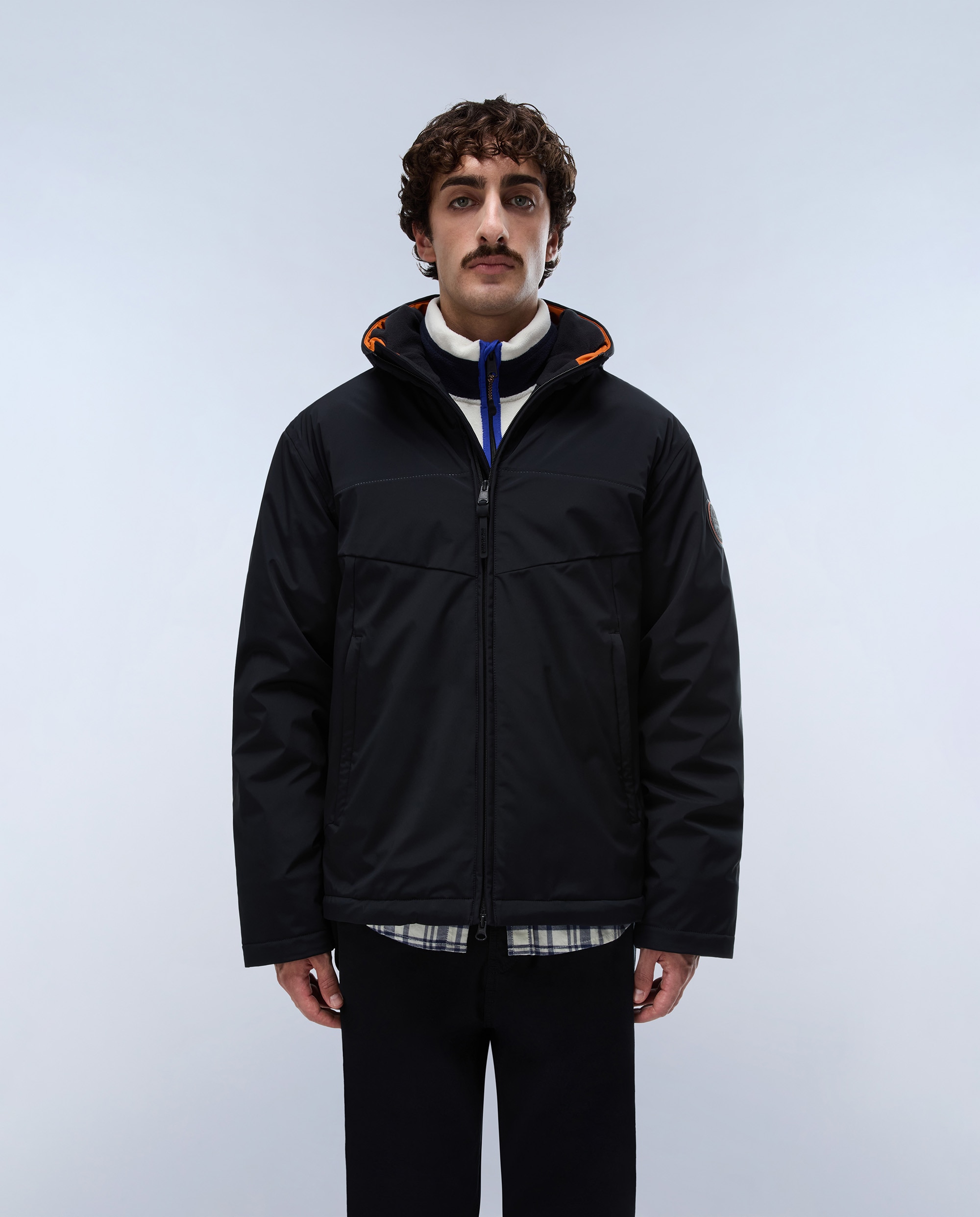 Chaqueta de hombre serie 20-22 corta - Napapijri - Negro Negro-2