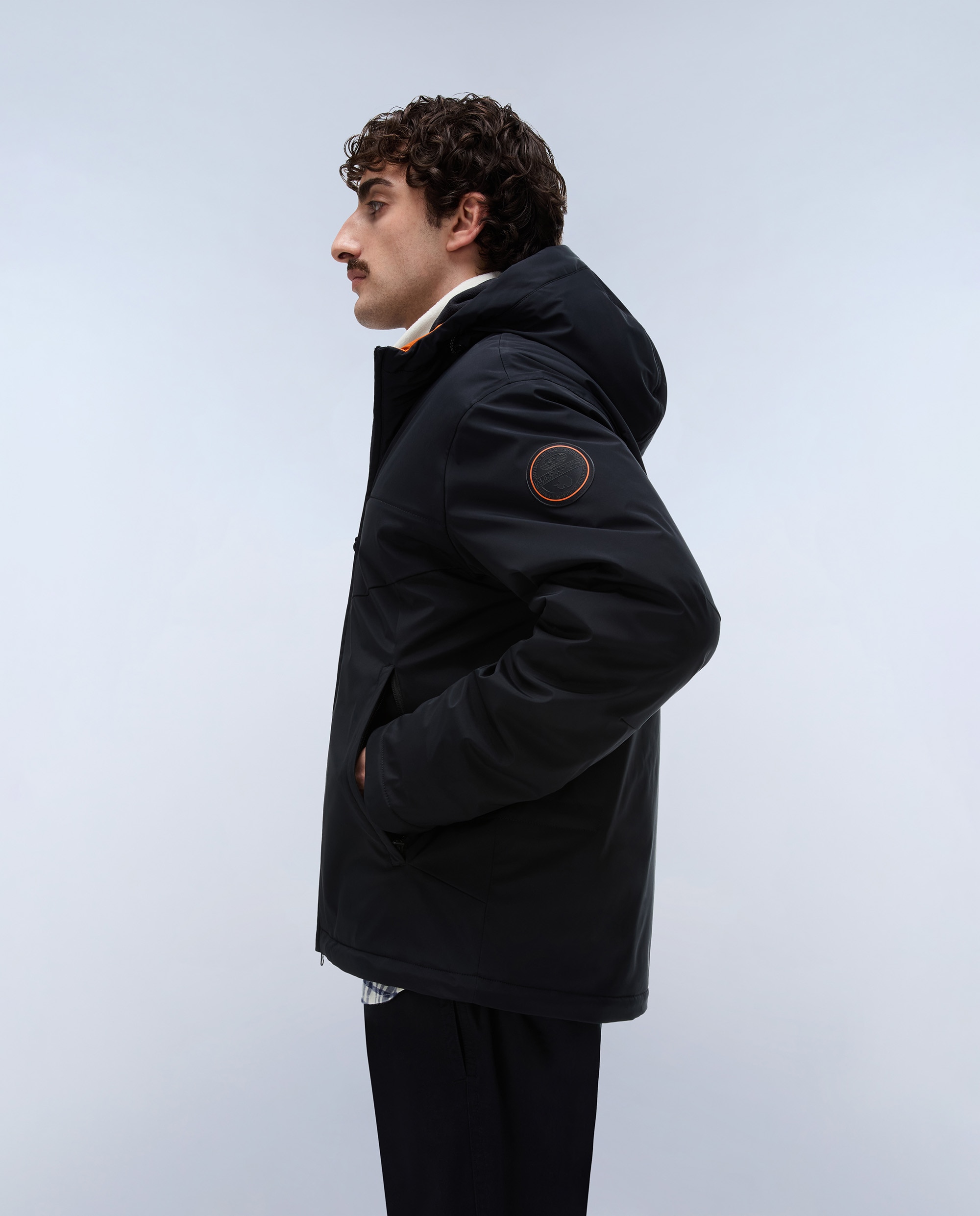 Chaqueta de hombre serie 20-22 corta - Napapijri - Negro Negro-4