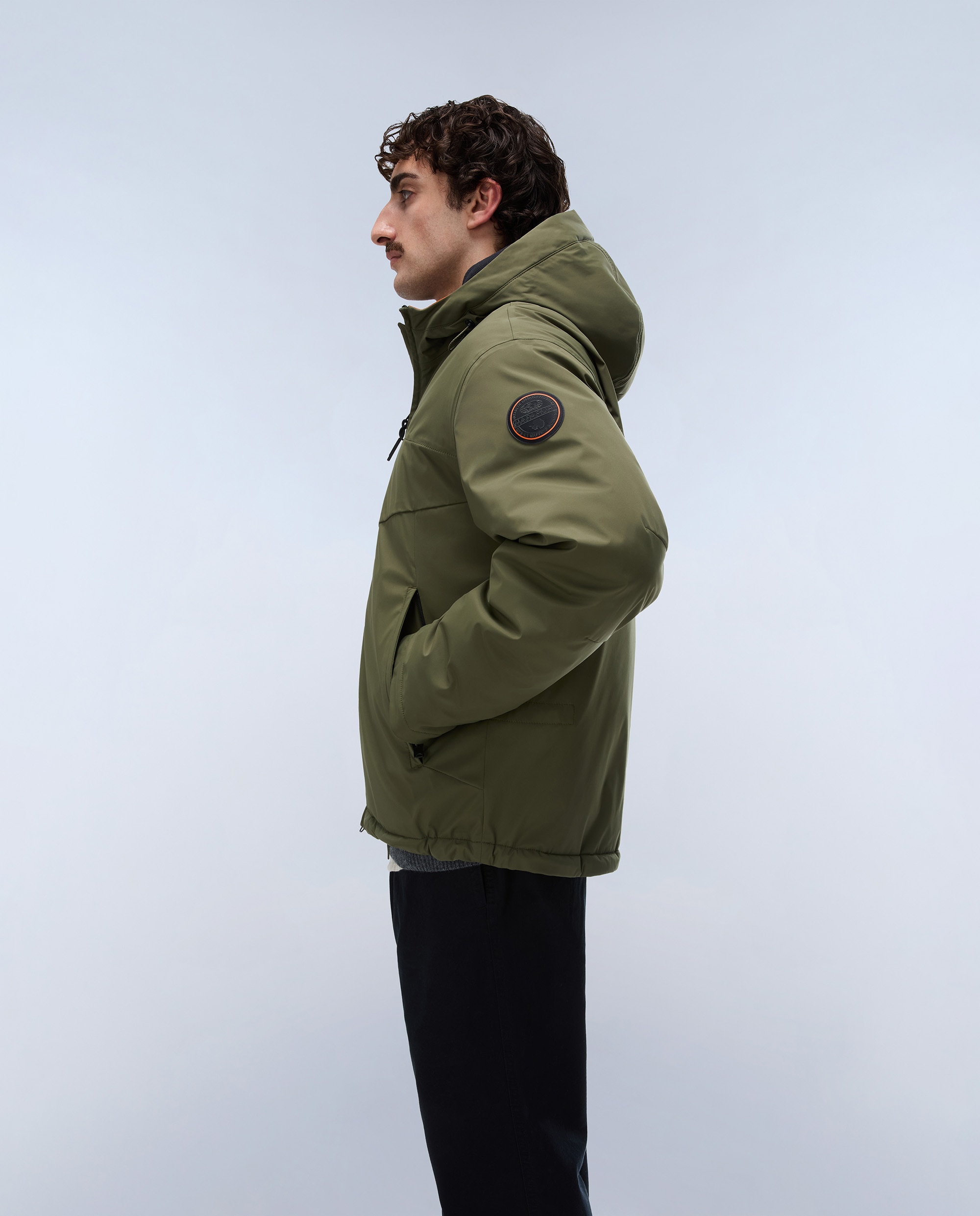 Imagen 4 de Chaqueta de hombre serie 20-22 corta - Napapijri - Verde Oliva Verde Oliva