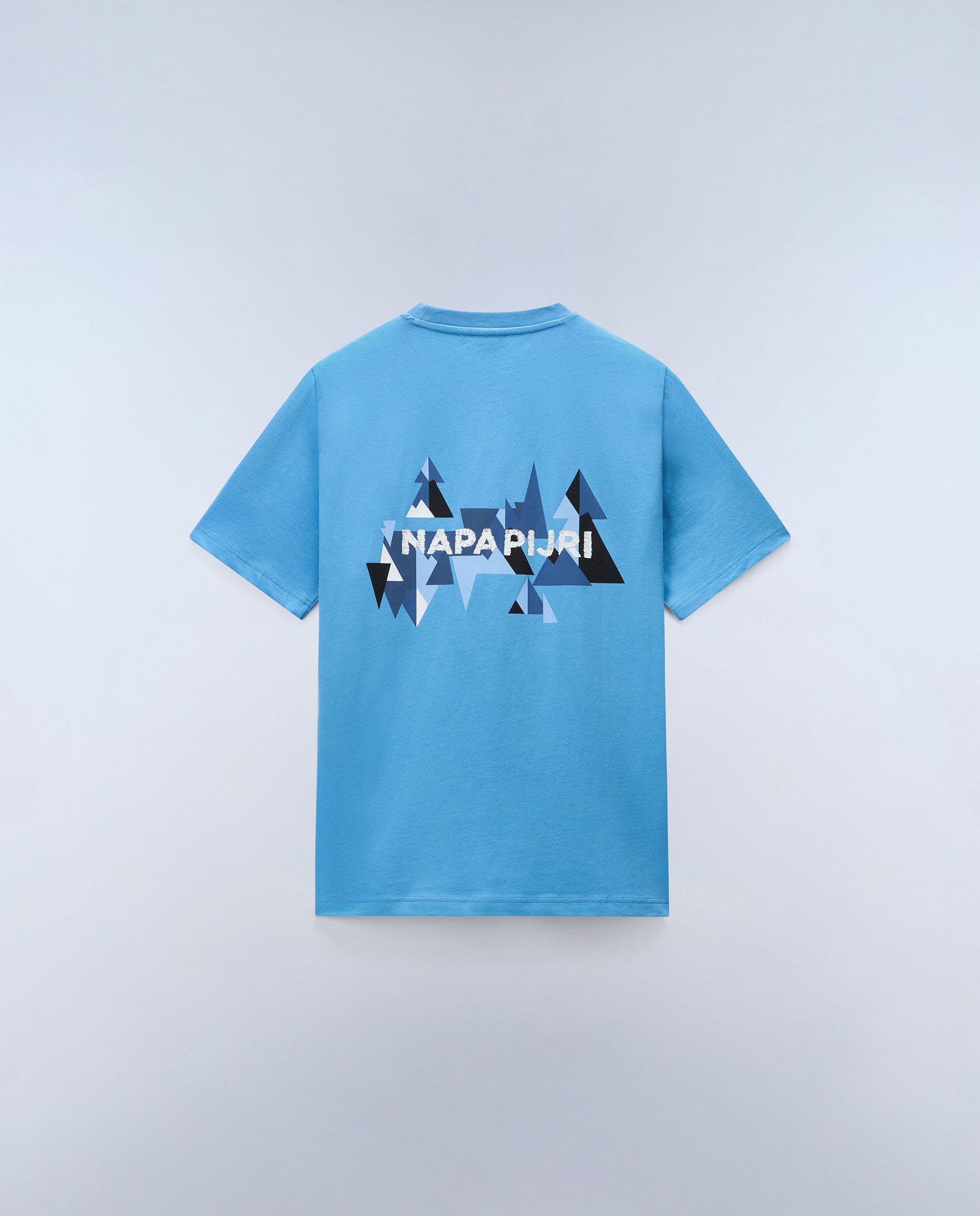 Camiseta de hombre tee de manga corta - Napapijri - Azul grisáceo Azul grisáceo-5