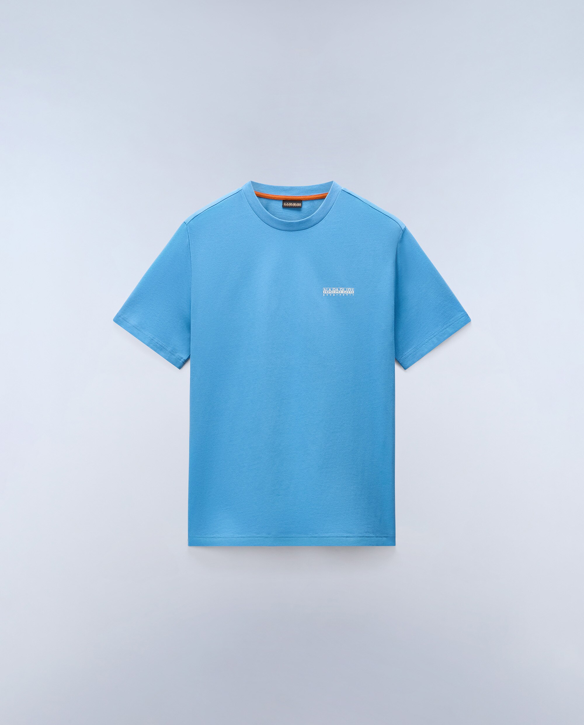 Camiseta de hombre tee de manga corta - Napapijri - Azul grisáceo Azul grisáceo-4