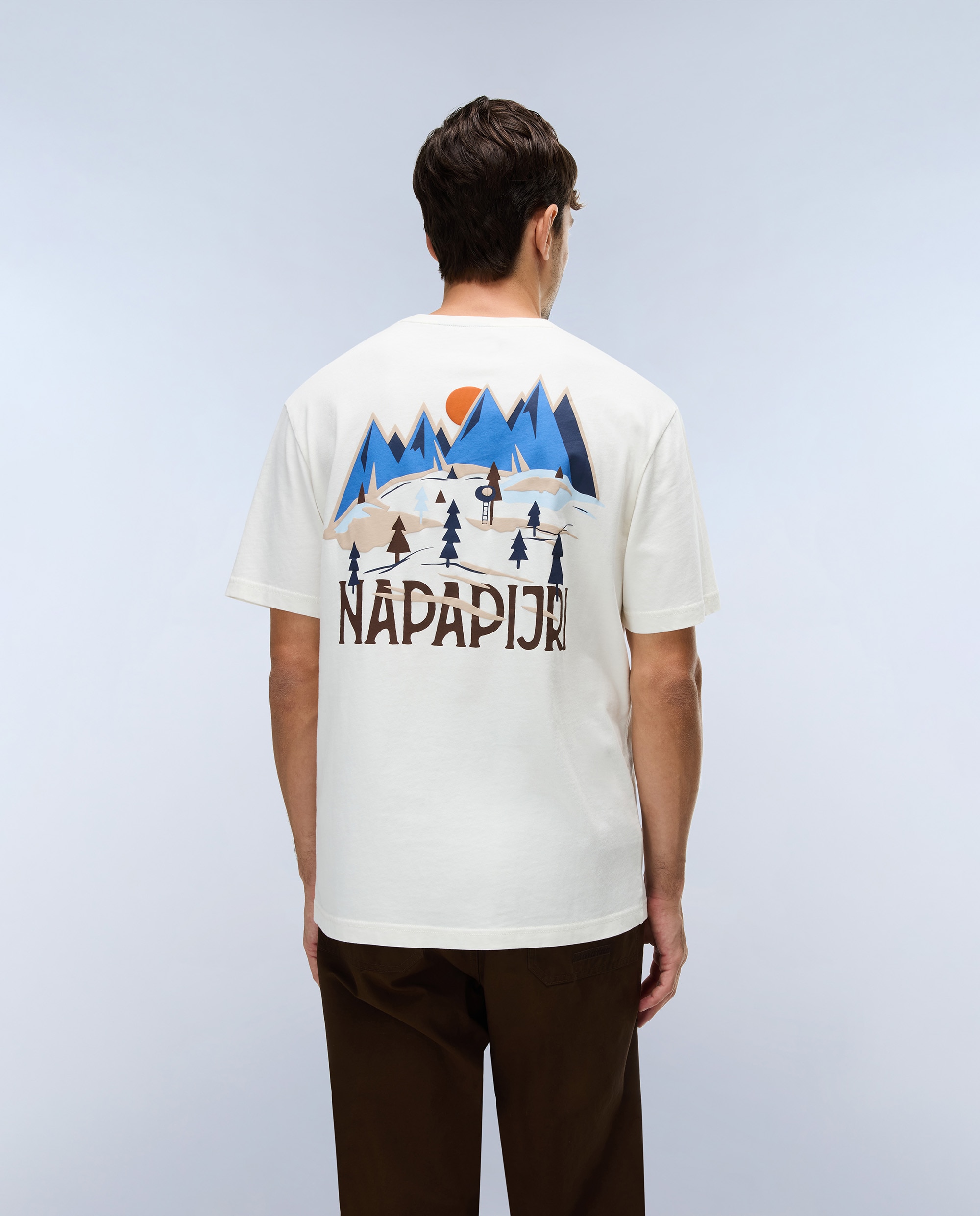 Camiseta de hombre tee de manga corta - Napapijri - Multicolor Multicolor-3