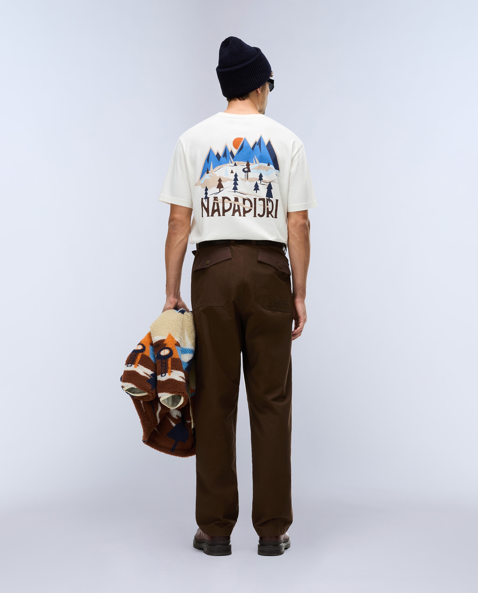 Camiseta de hombre tee de manga corta - Napapijri - Multicolor Multicolor-4