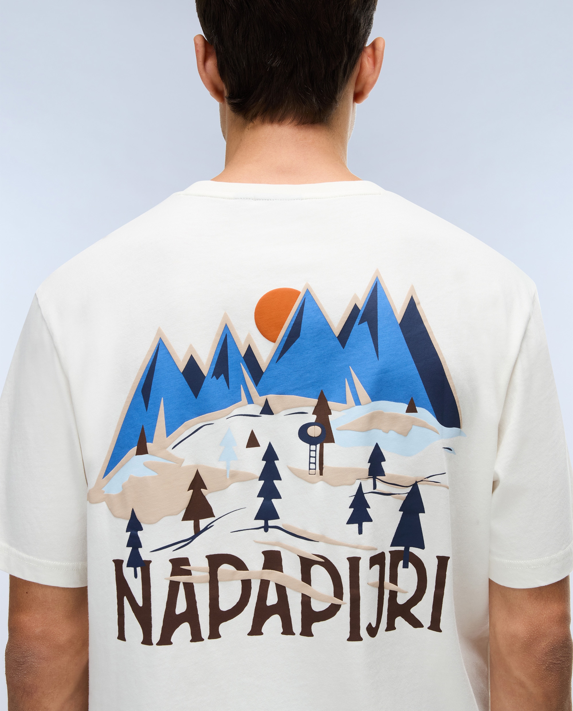 Camiseta de hombre tee de manga corta - Napapijri - Multicolor Multicolor-5