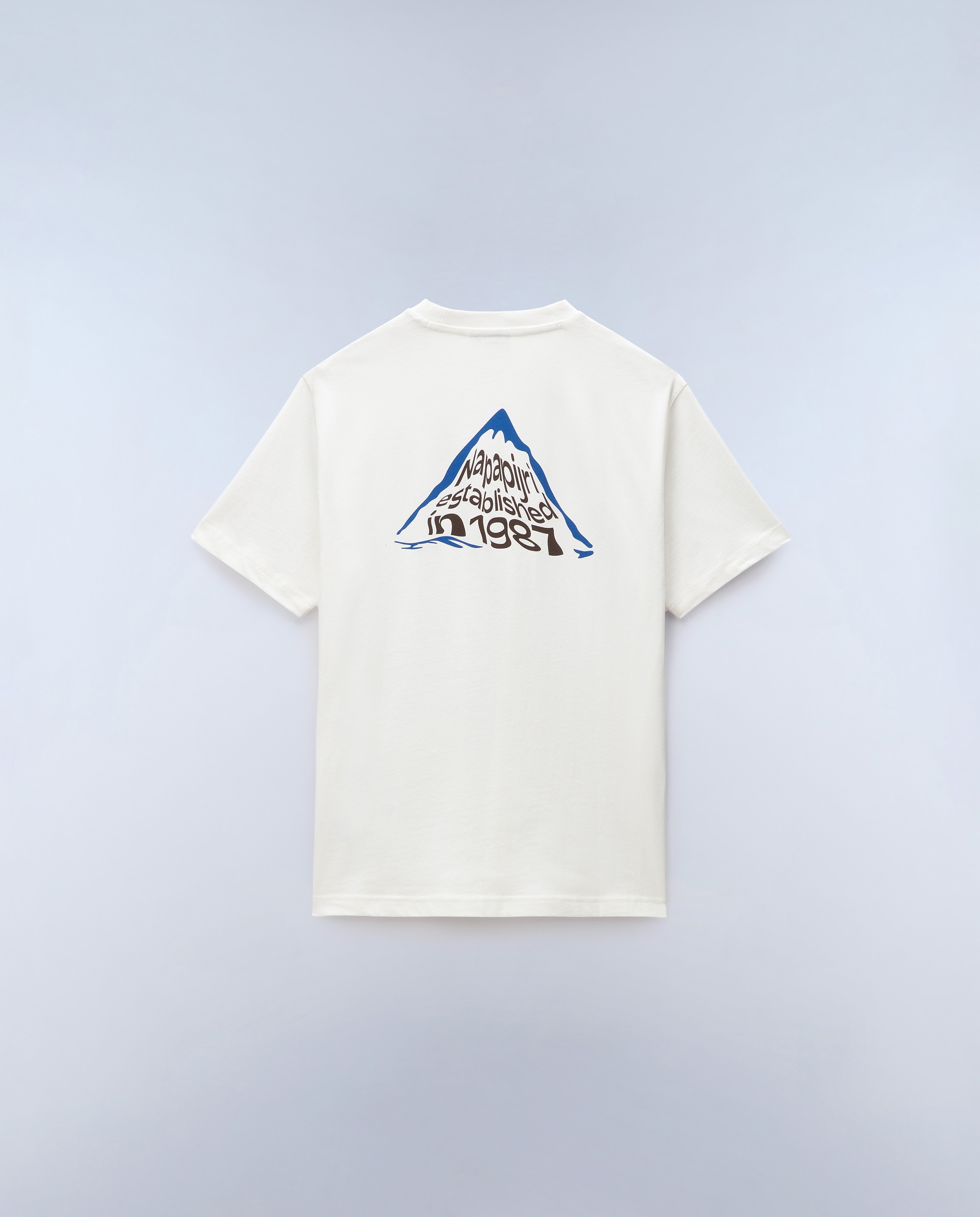 Camiseta de hombre tee de manga corta - Napapijri - Beige Beige-5