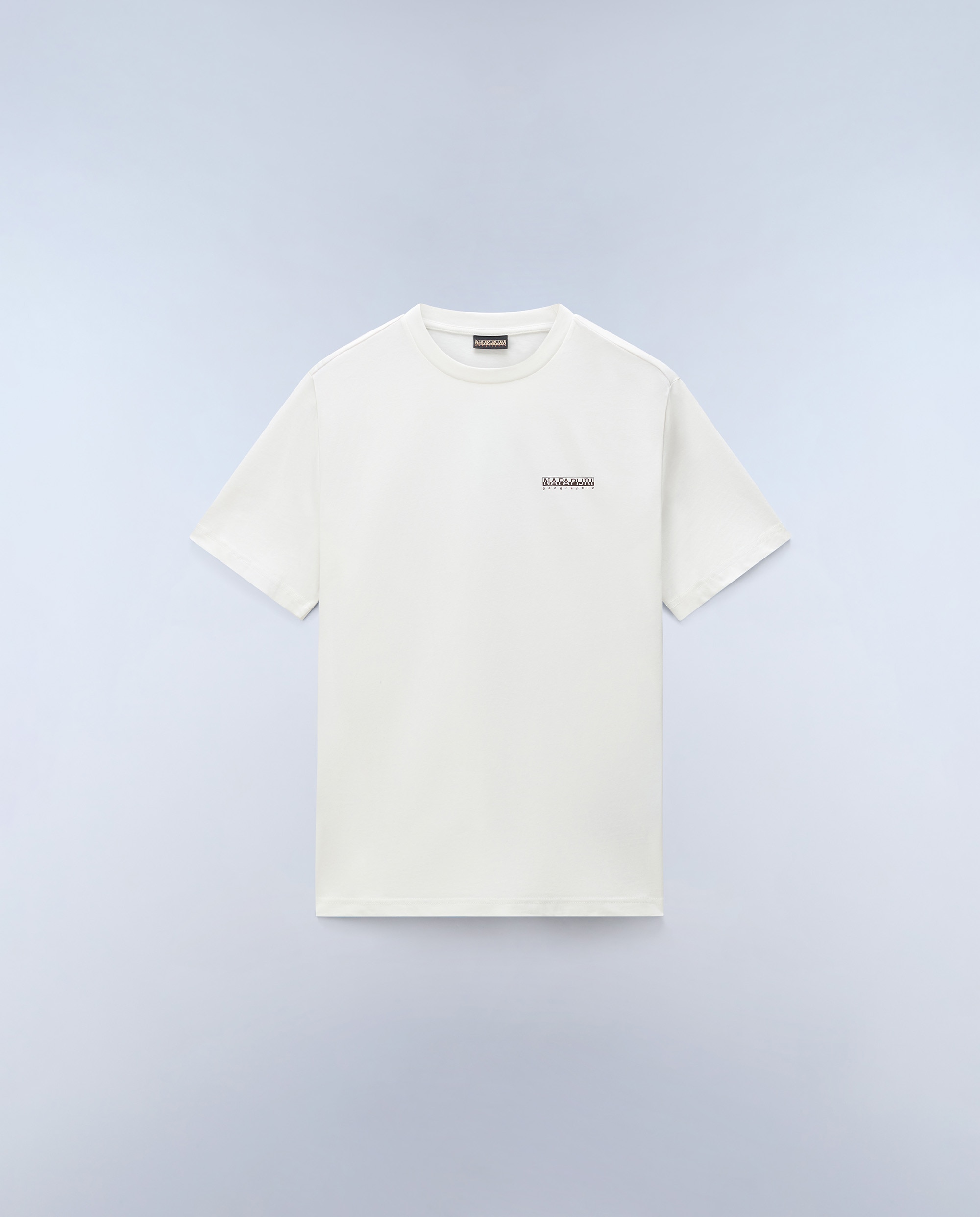 Camiseta de hombre tee de manga corta - Napapijri - Beige Beige-4