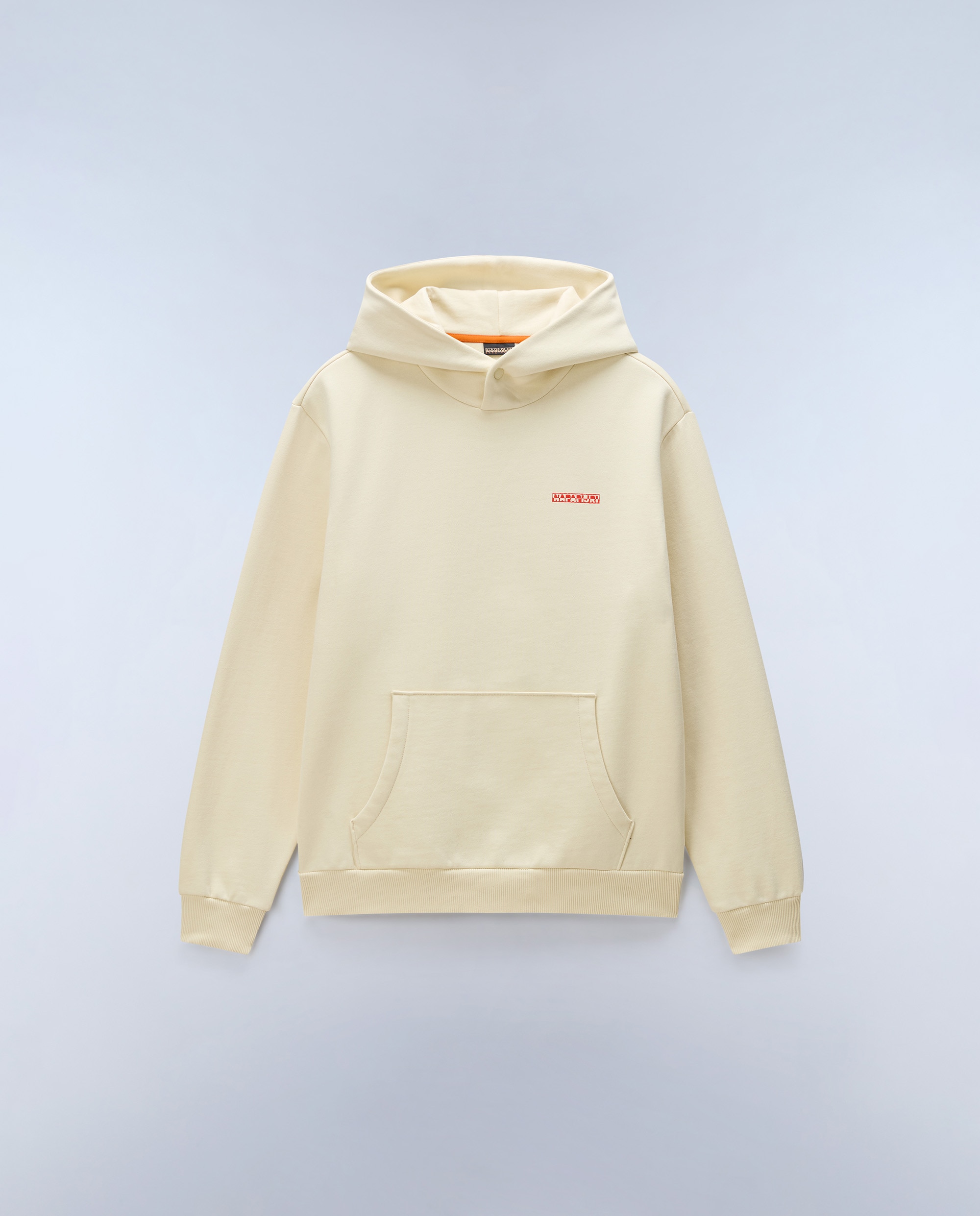 Sudadera de hombre sweat h con capucha - Napapijri - Crema Crema-5