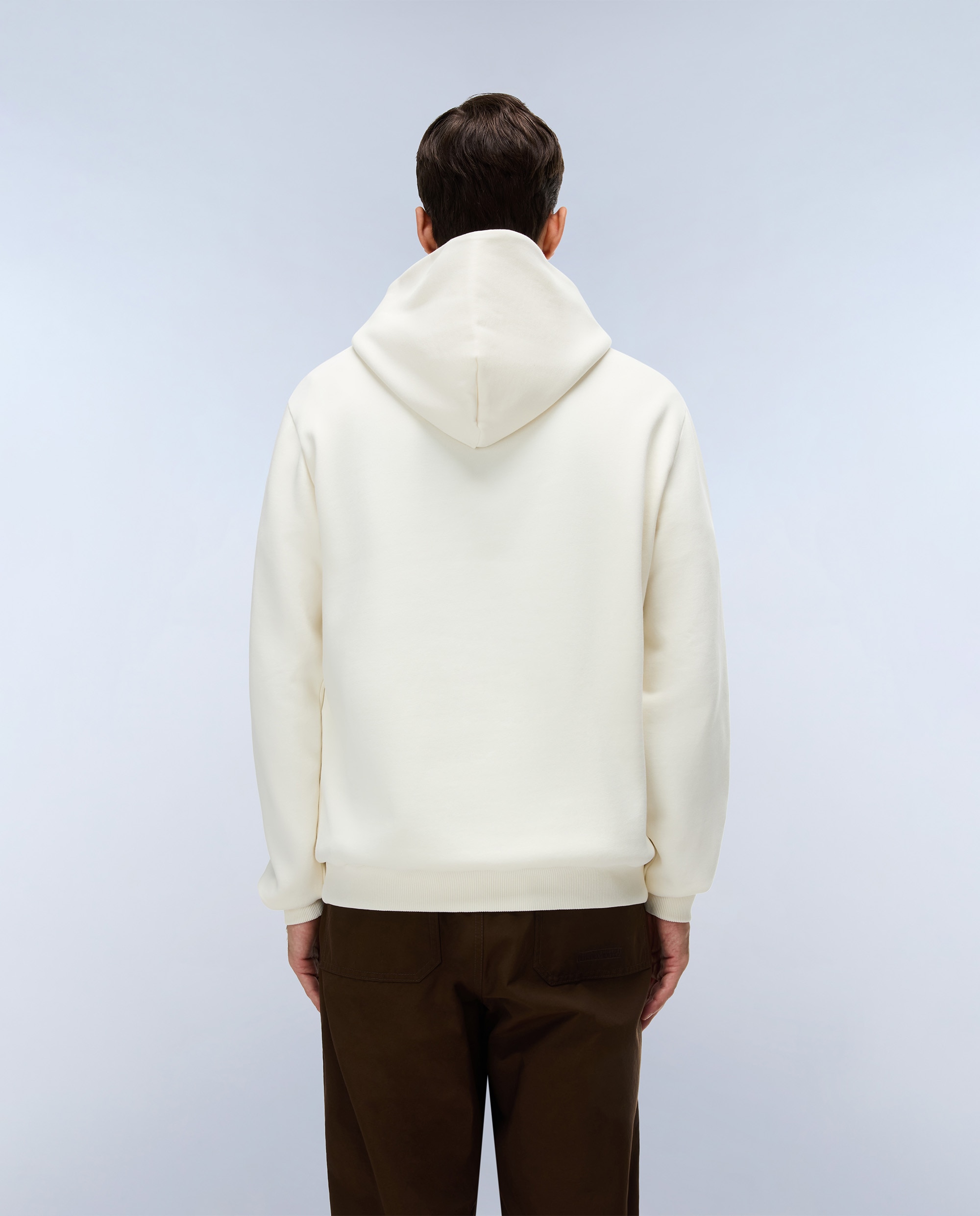 Sudadera de hombre sweat con capucha - Napapijri - Naranja Naranja-3