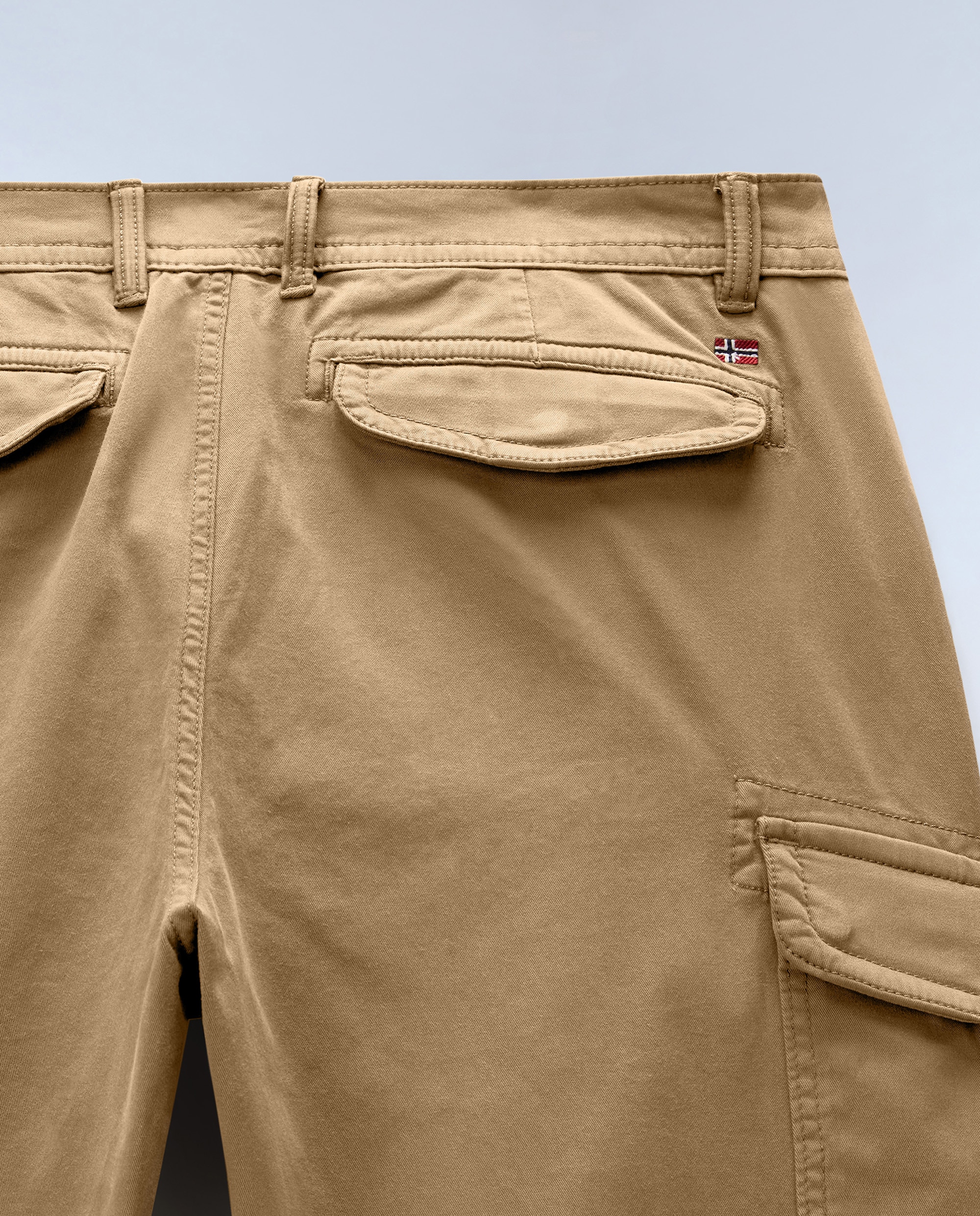 Pantalón cargo de hombre yasuni de corte regular - Napapijri - Marrón piedra Marrón piedra-5