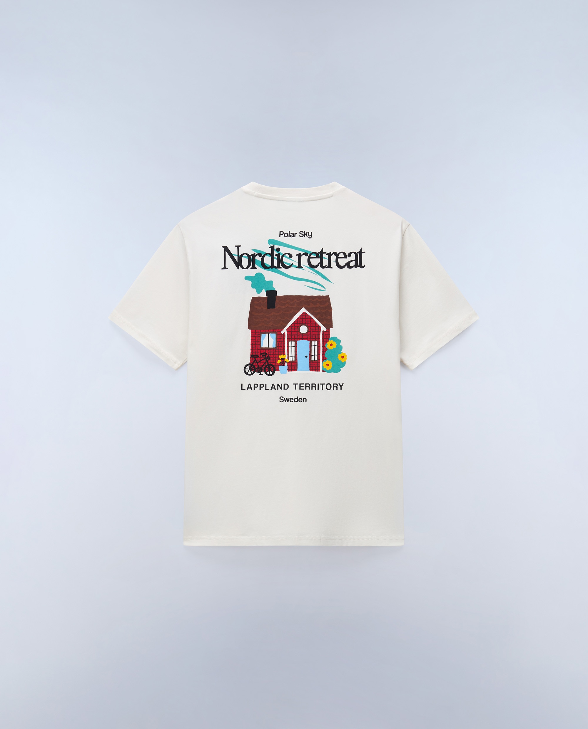 Imagen 6 de Camiseta de hombre swhol de manga corta - Napapijri - Beige/Marrón Beige/Marrón