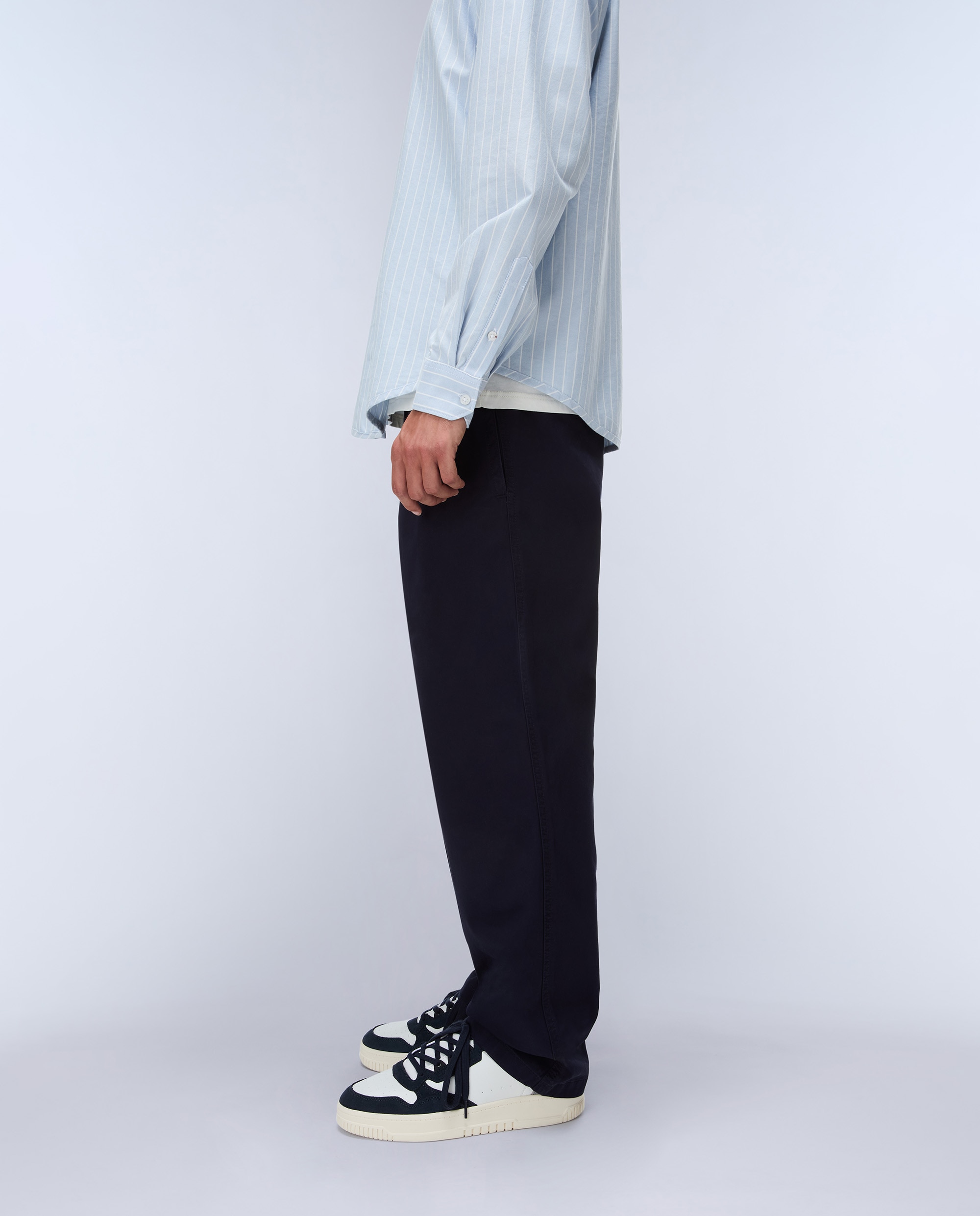 Chino de hombre m-chino largo de corte regular - Napapijri - Azul marino Azul marino-2