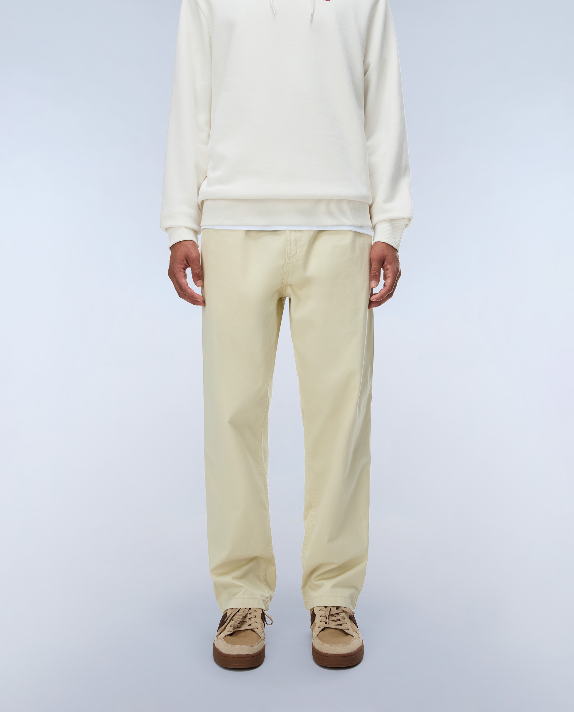 Chino de hombre m-chino largo de corte regular - Napapijri - Beige Beige-1