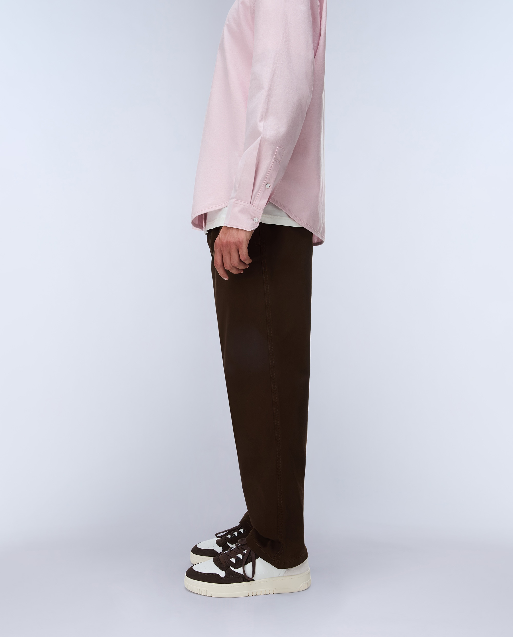 Chino de hombre m-chino largo de corte regular - Napapijri - Marrón chocolate Marrón chocolate-2
