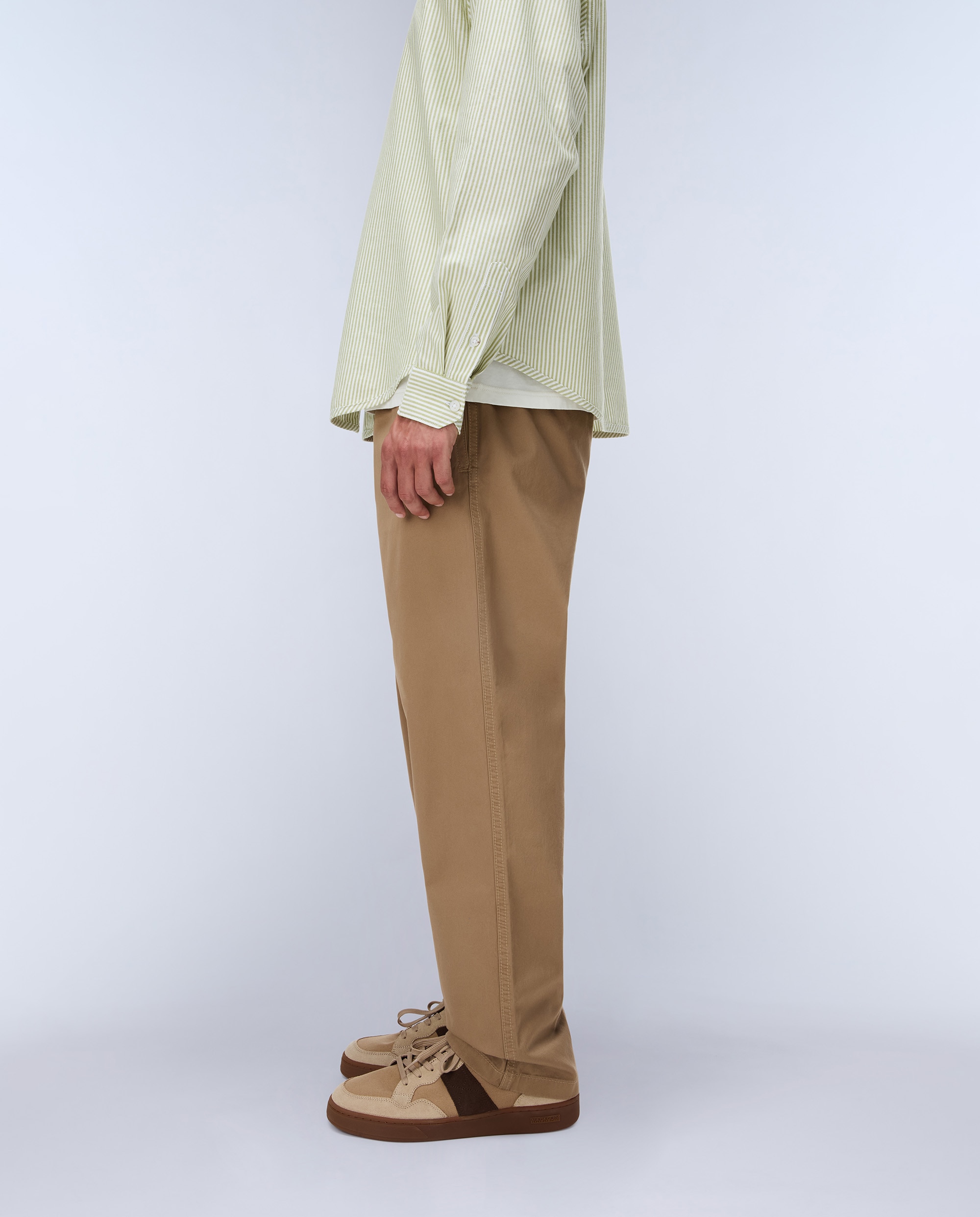 Chino de hombre m-chino largo de corte regular - Napapijri - Crema Crema-2