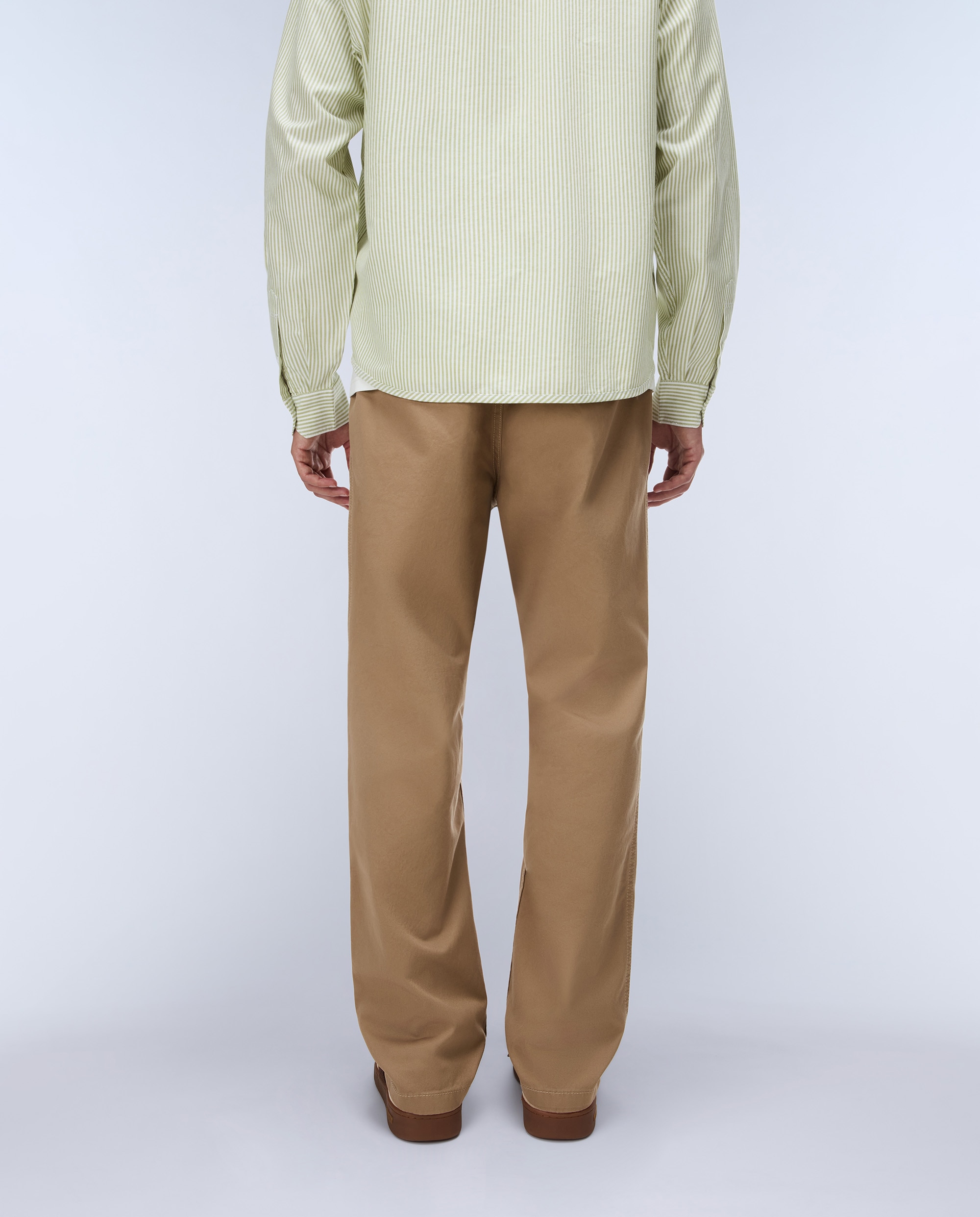 Chino de hombre m-chino largo de corte regular - Napapijri - Crema Crema-3