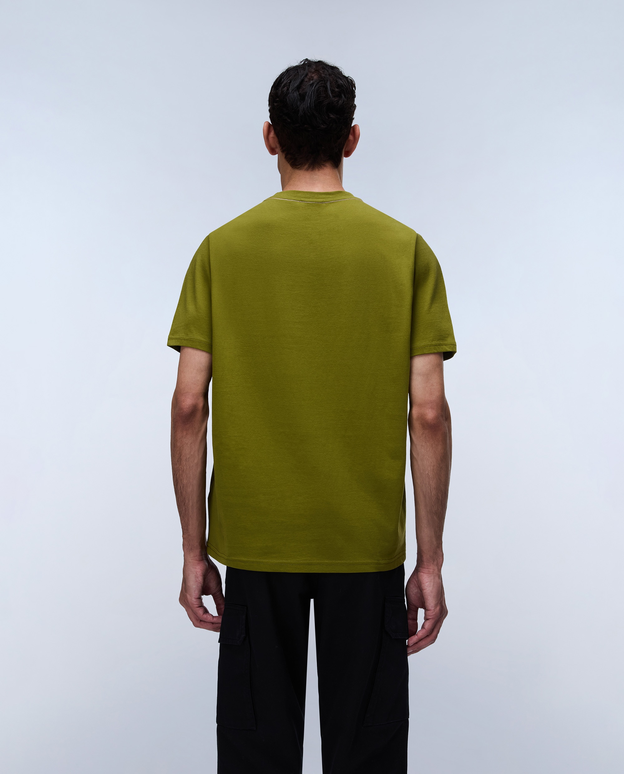 Camiseta de algodón de hombre cabin de manga corta - Napapijri - Verde claro / Pistacho Verde claro / Pistacho-2