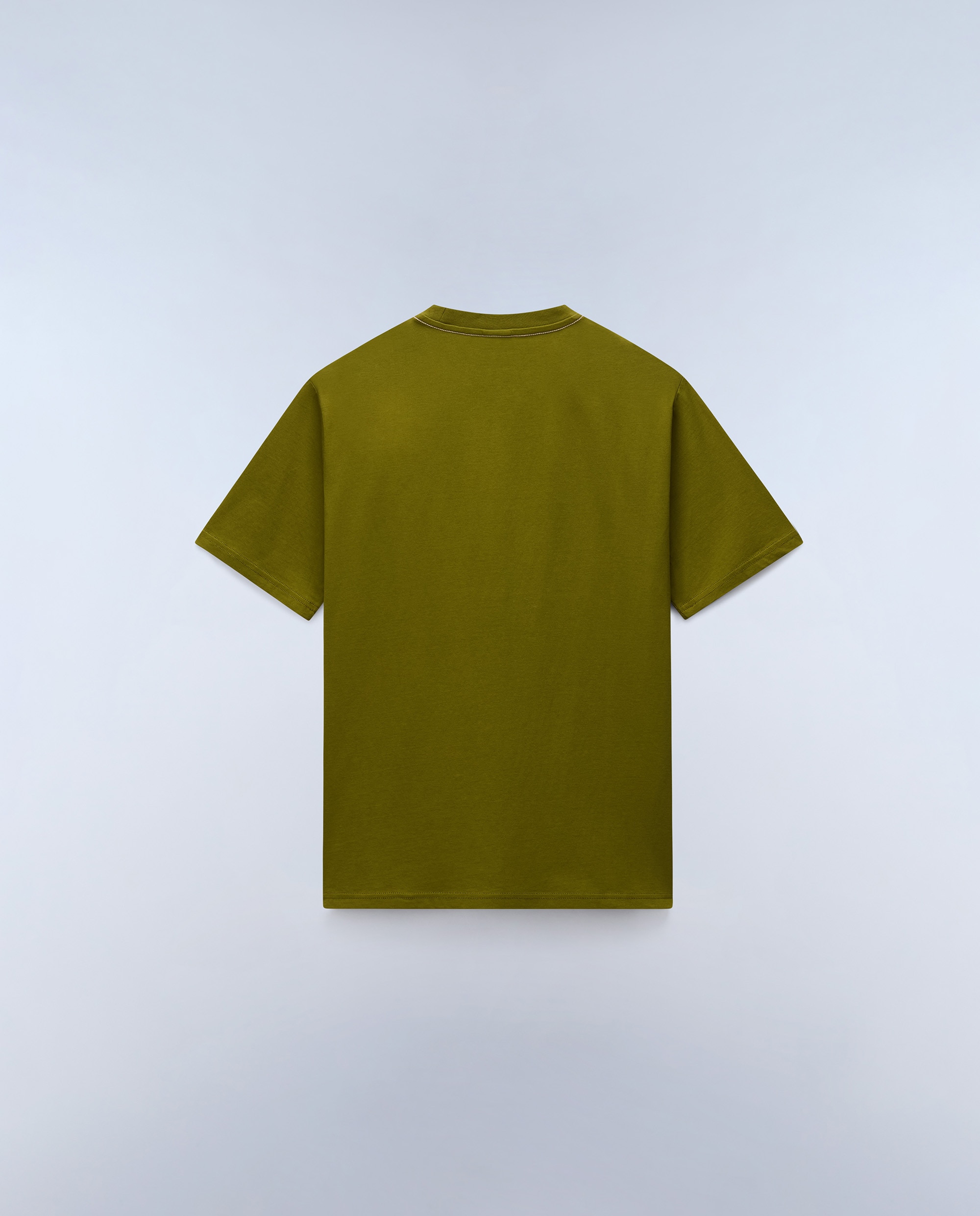 Camiseta de algodón de hombre cabin de manga corta - Napapijri - Verde claro / Pistacho Verde claro / Pistacho-4