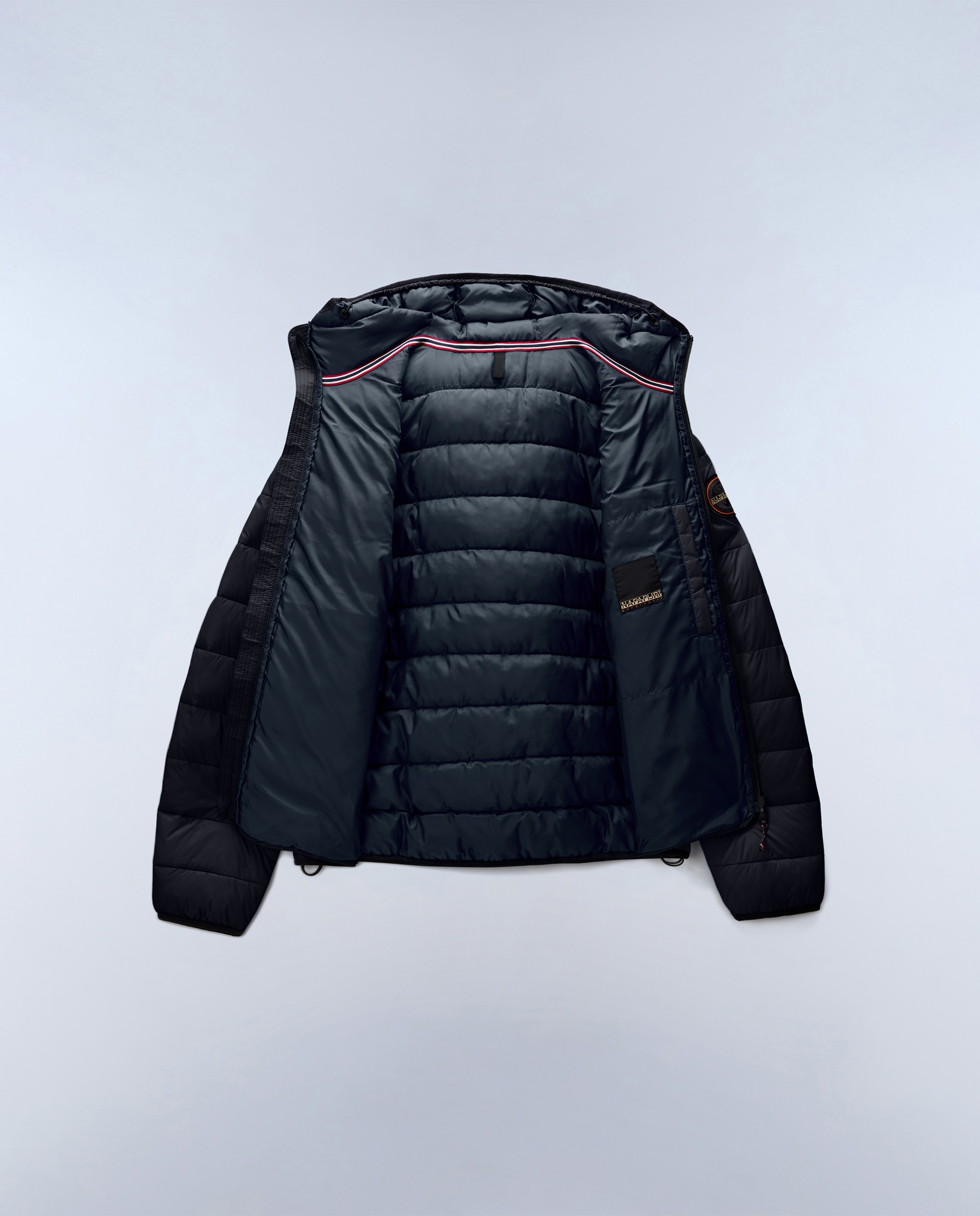 Imagen 7 de Plumífero de hombre aerons h 4 con capucha - Napapijri - Negro Negro