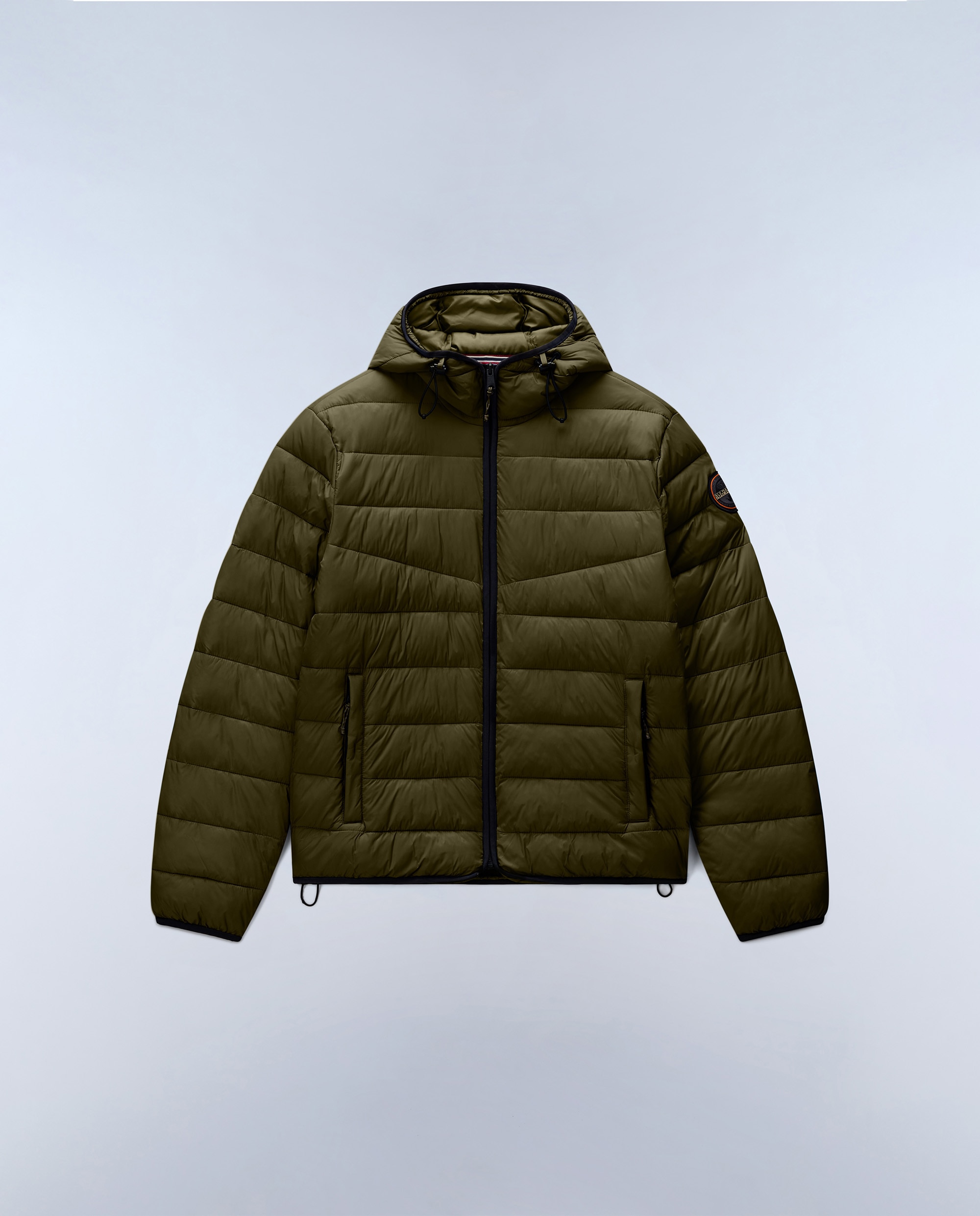 Imagen 7 de Plumífero de hombre aerons h 4 con capucha - Napapijri - Verde Oliva Verde Oliva