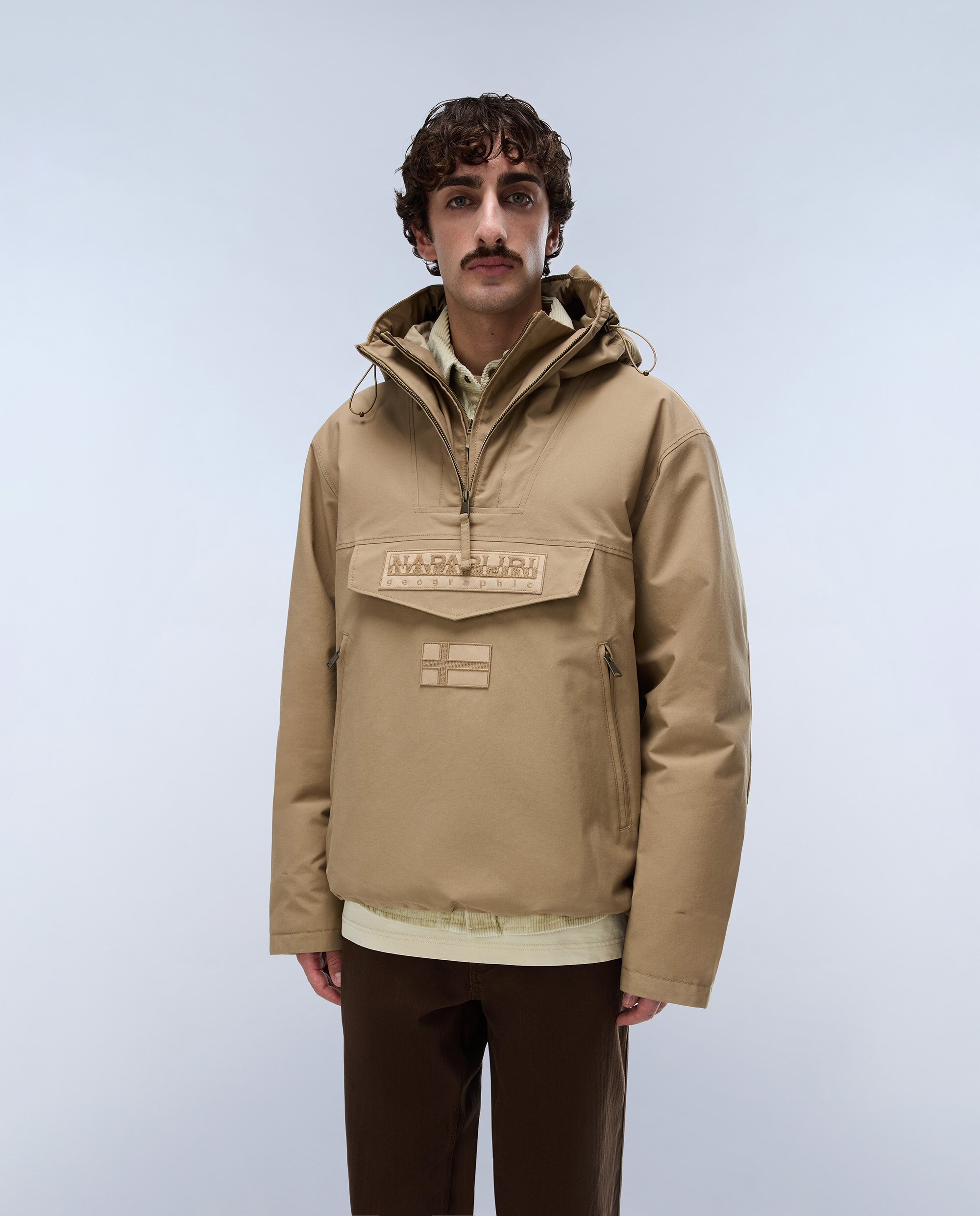 Imagen 0 de Parka de hombre rainforest next cot Crema
