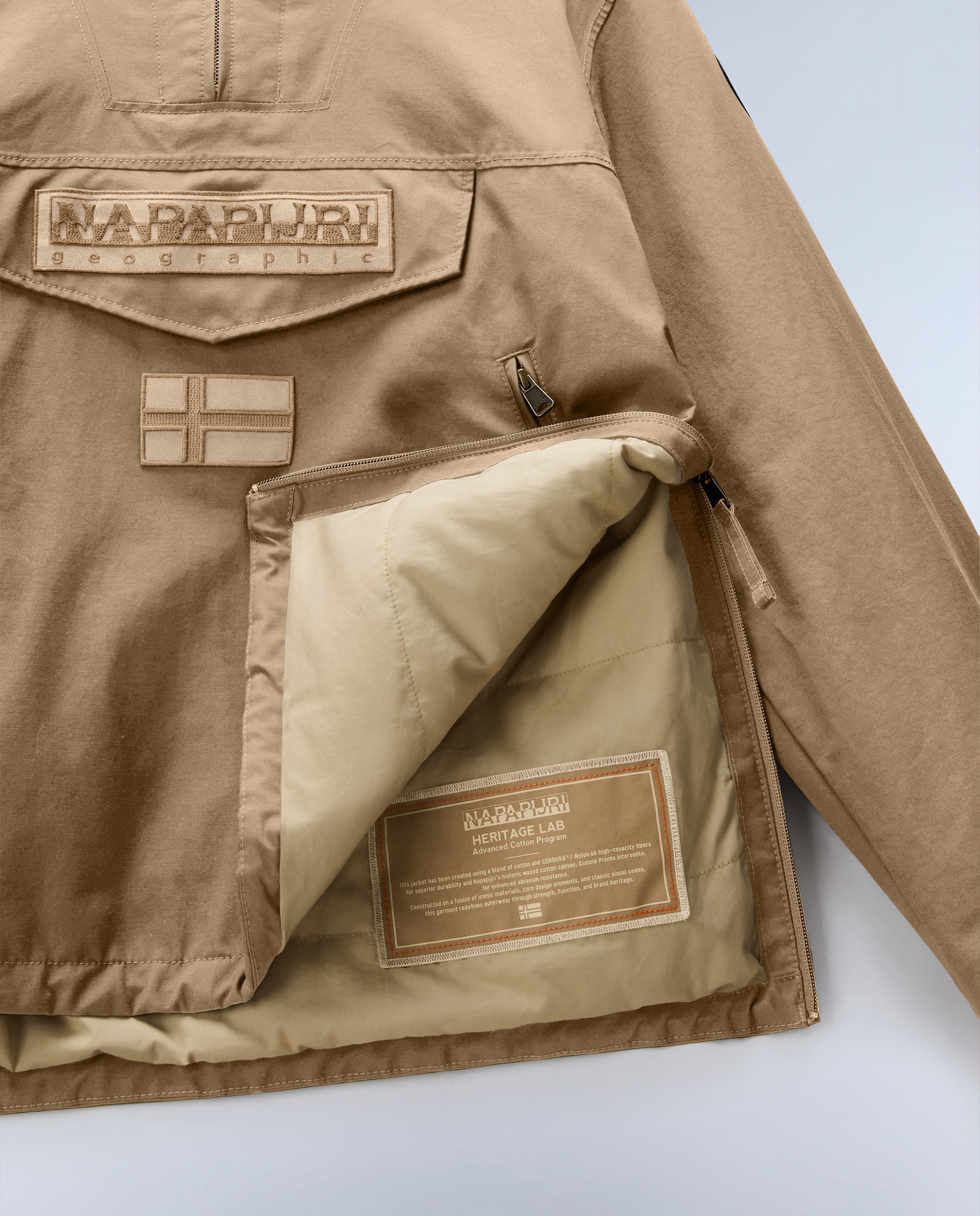 Parka de hombre rainforest next cot - Napapijri - Crema Crema-8