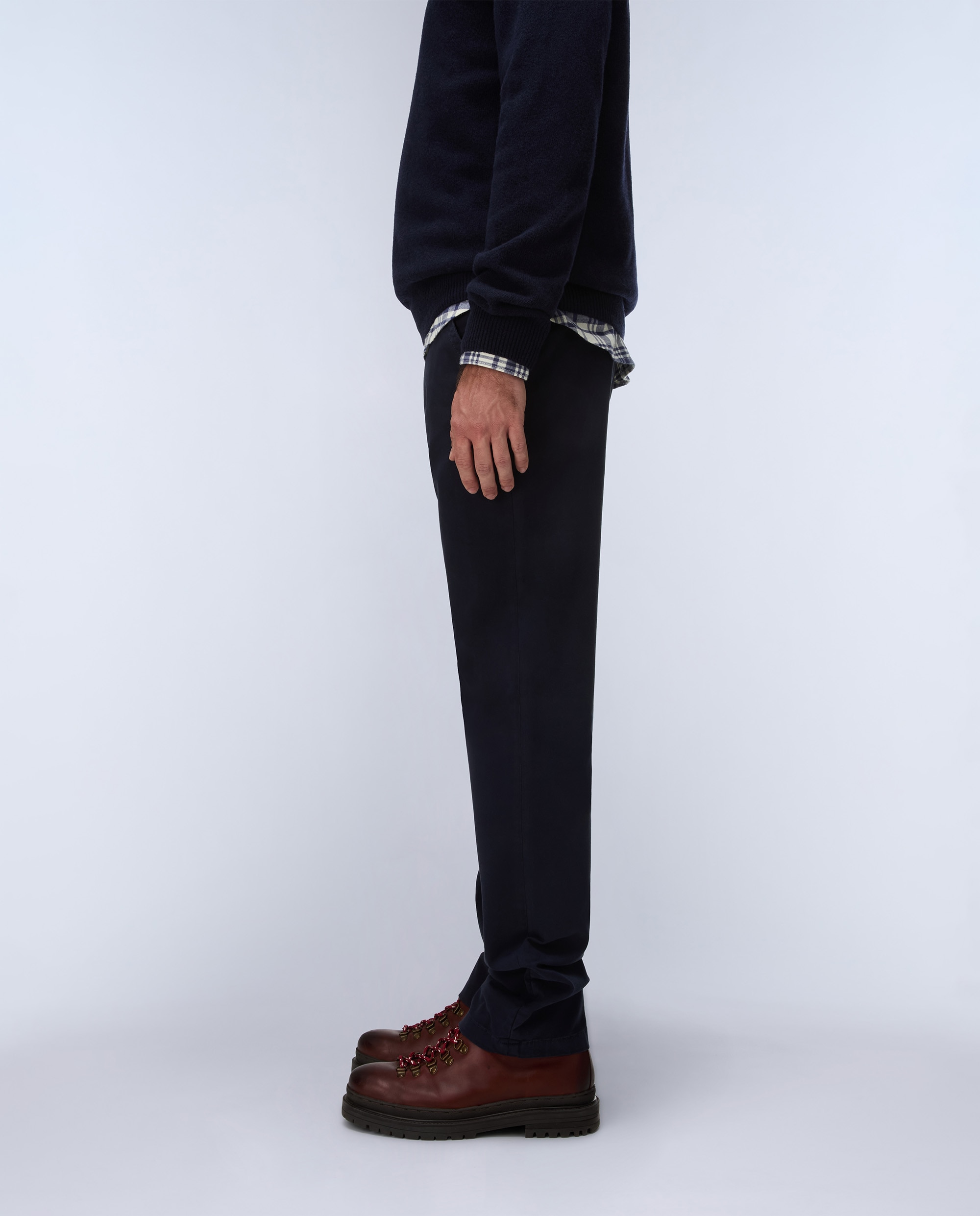 Chinos de hombre puyo de corte regular - Napapijri - Azul marino Azul marino-2