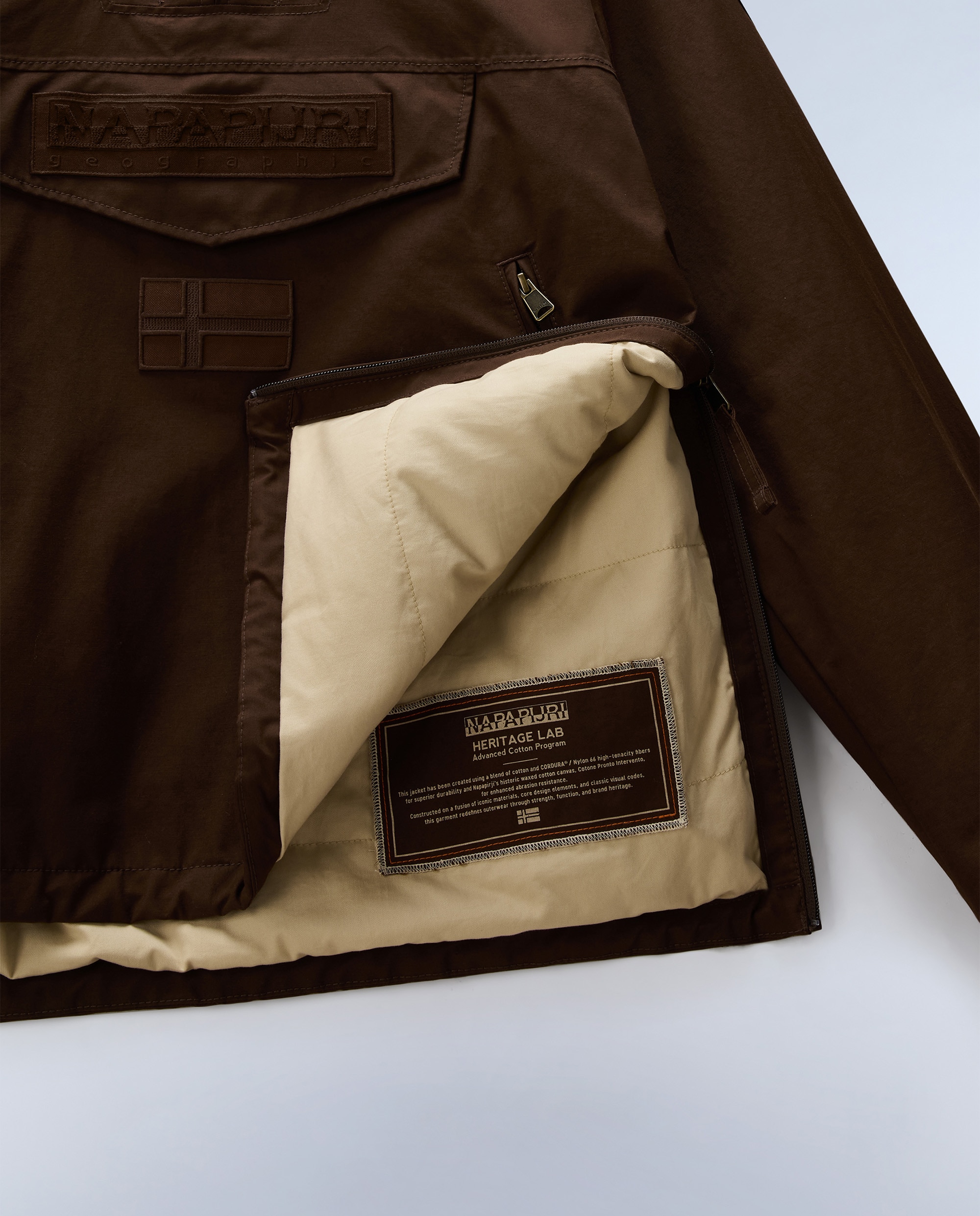 Parka de hombre rainforest next cot - Napapijri - Marrón chocolate Marrón chocolate-6