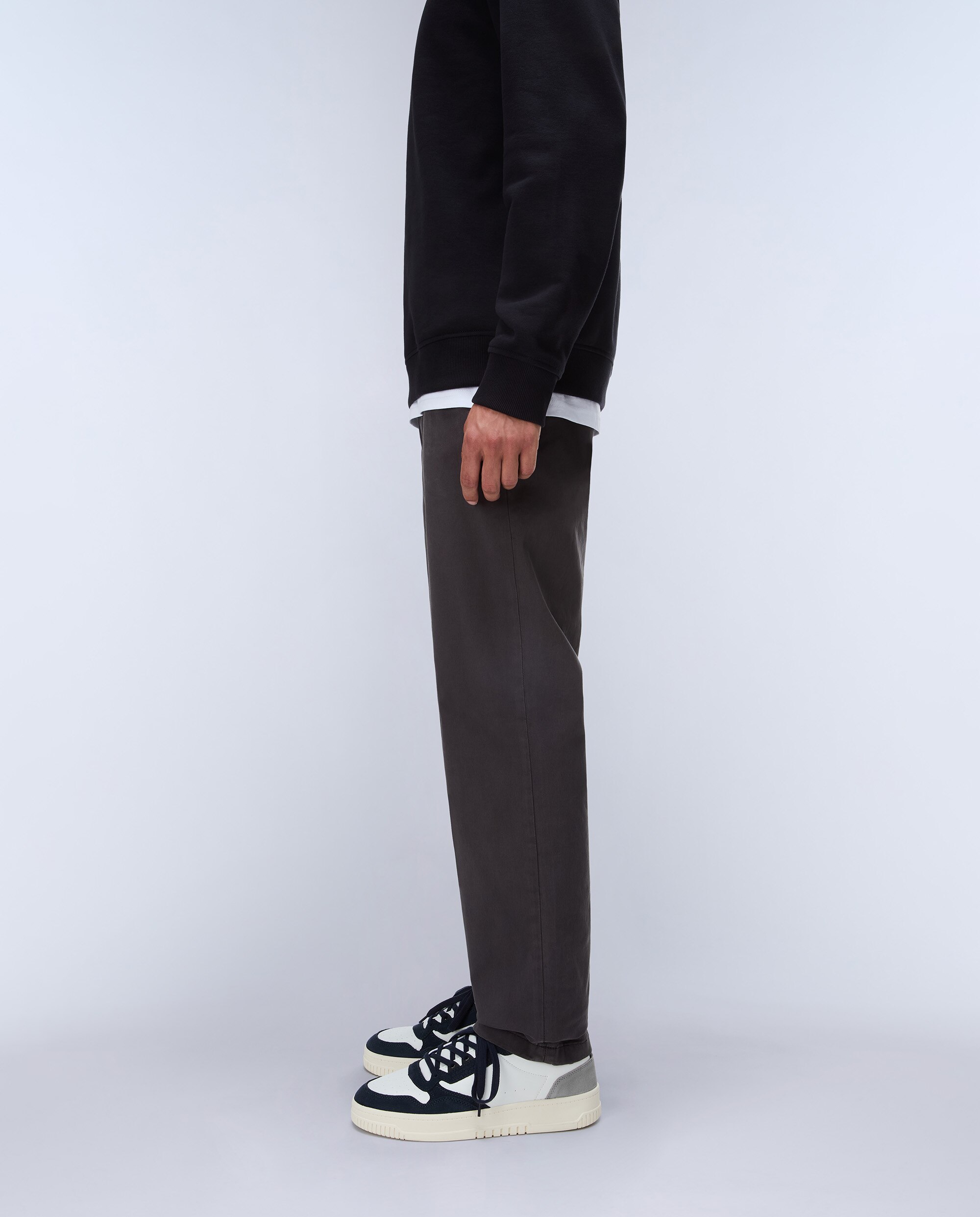 Chinos de hombre puyo de corte regular - Napapijri - Gris oscuro Gris oscuro-2