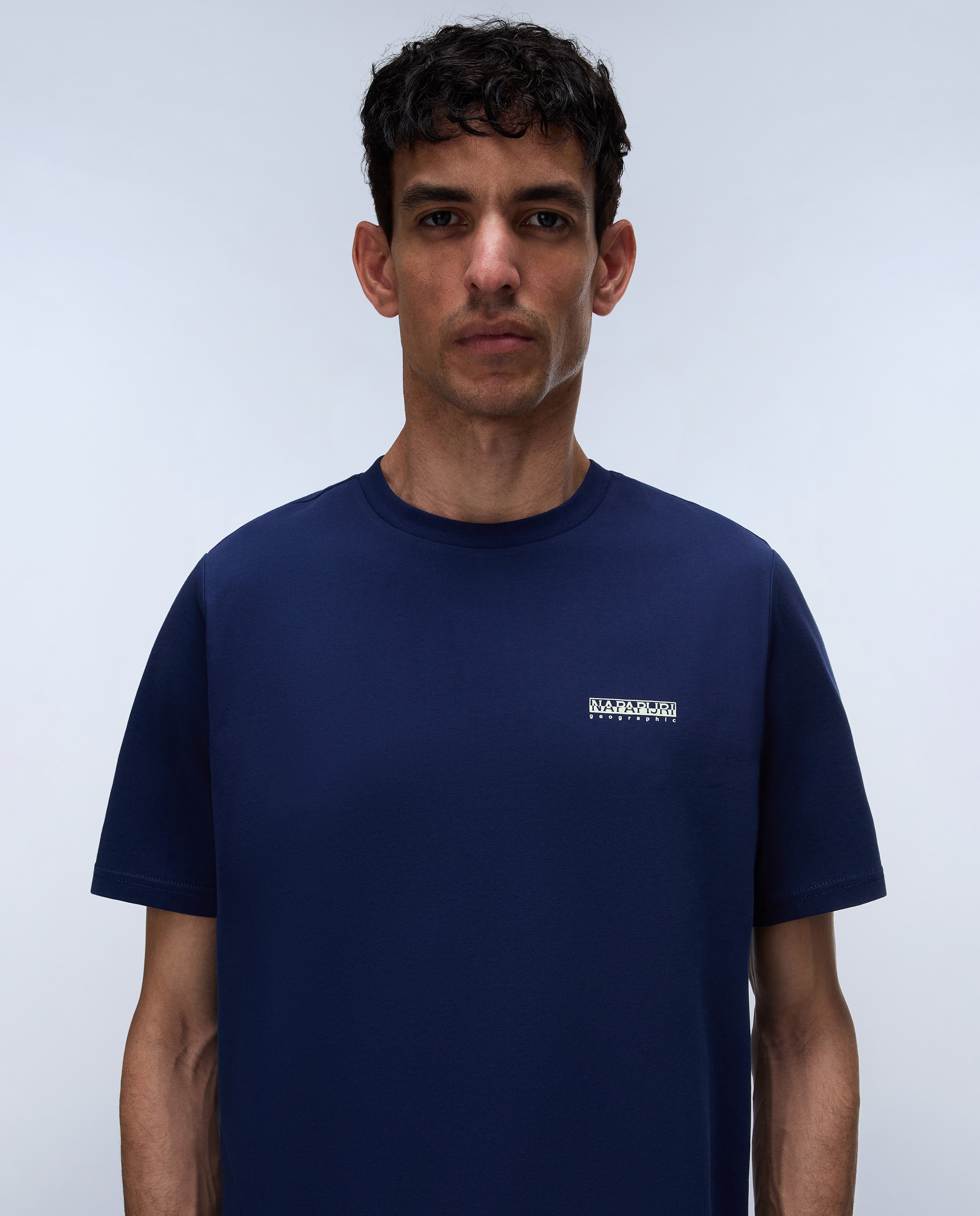 Imagen 0 de Camiseta de hombre yose de manga corta Azul oscuro