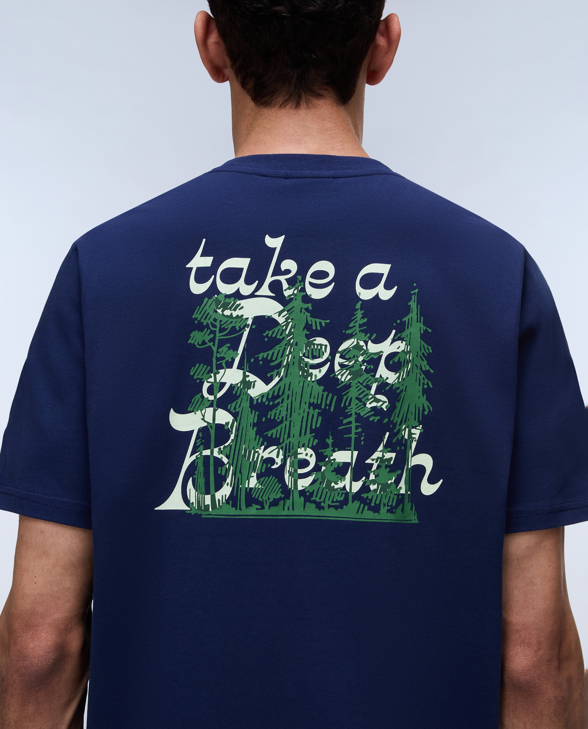 Imagen 4 de Camiseta de hombre yose de manga corta - Napapijri - Azul oscuro Azul oscuro