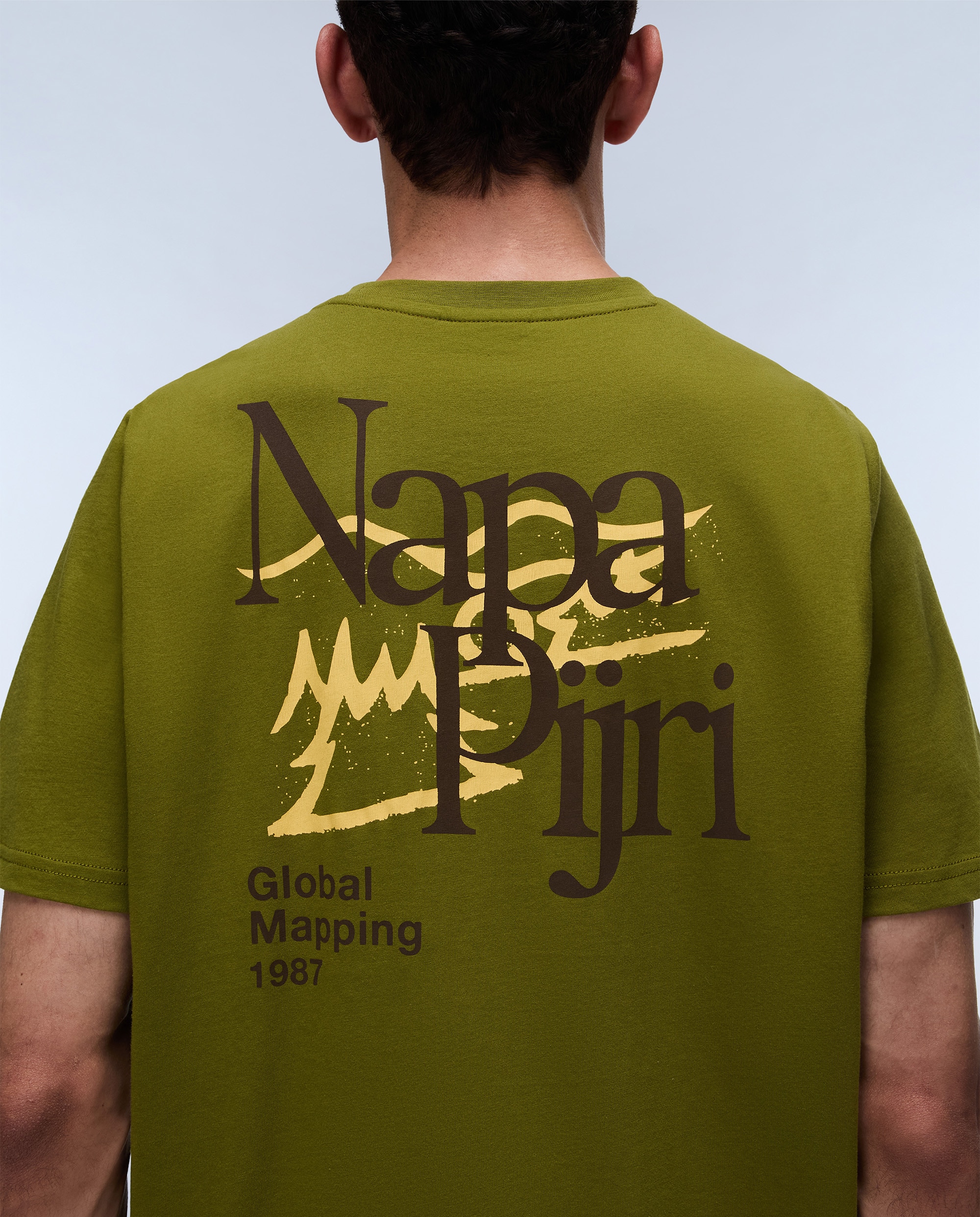 Imagen 4 de Camiseta de hombre yose de manga corta - Napapijri - Verde Oliva Verde Oliva