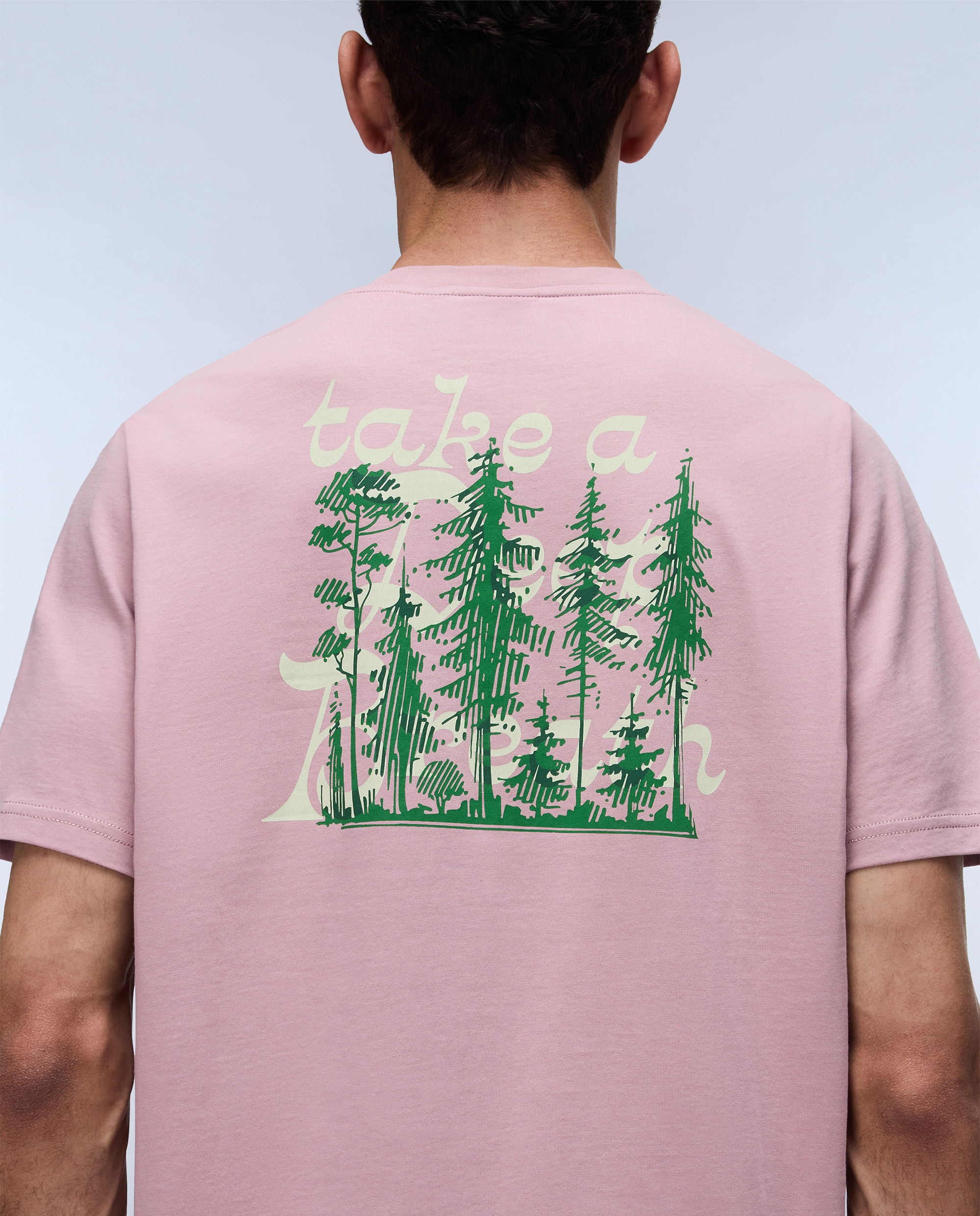 Imagen 4 de Camiseta de hombre yose de manga corta - Napapijri - Rosa pastel Rosa pastel