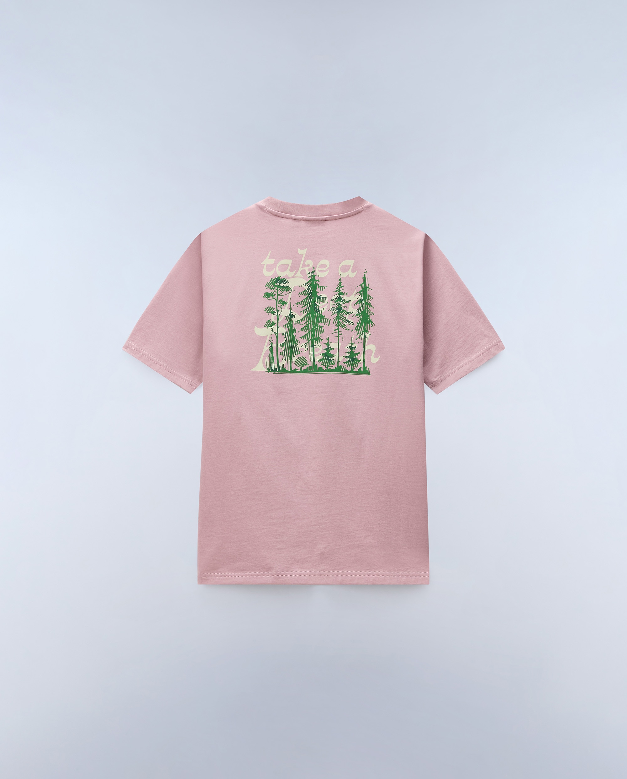 Imagen 6 de Camiseta de hombre yose de manga corta - Napapijri - Rosa pastel Rosa pastel