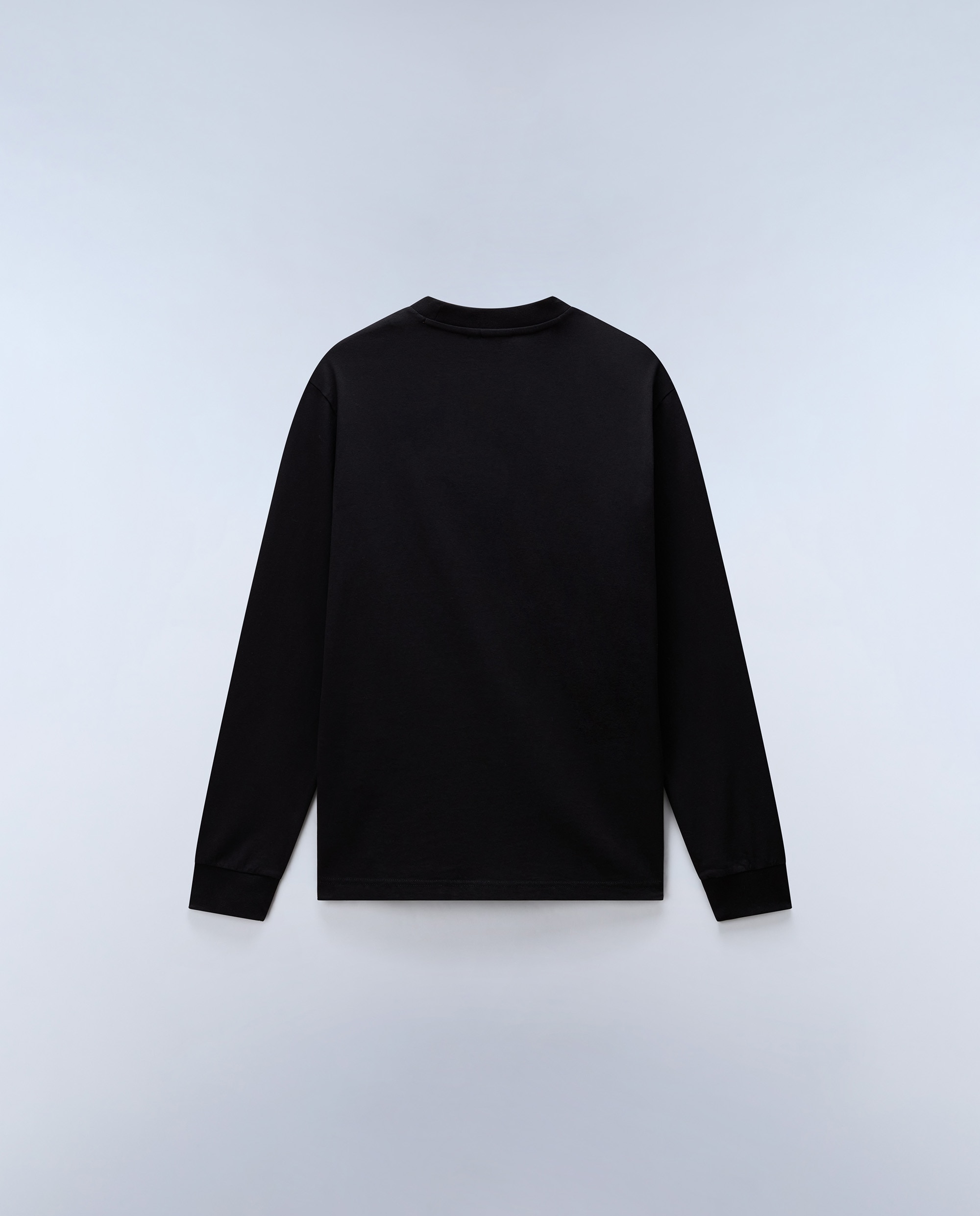 Camiseta de hombre tee de manga larga - Napapijri - Negro Negro-4