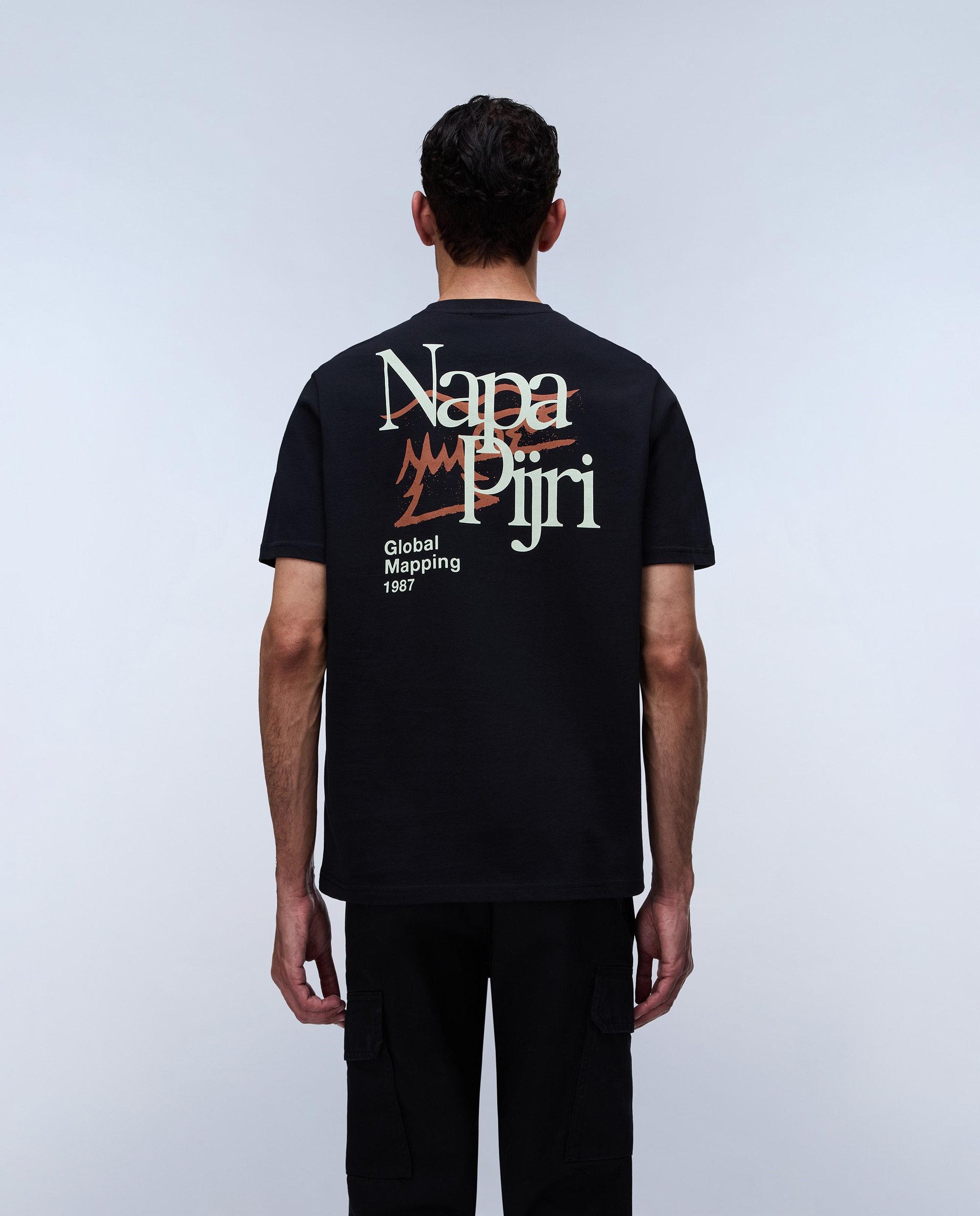 Imagen 3 de Camiseta de hombre yose de manga corta - Napapijri - Negro Negro