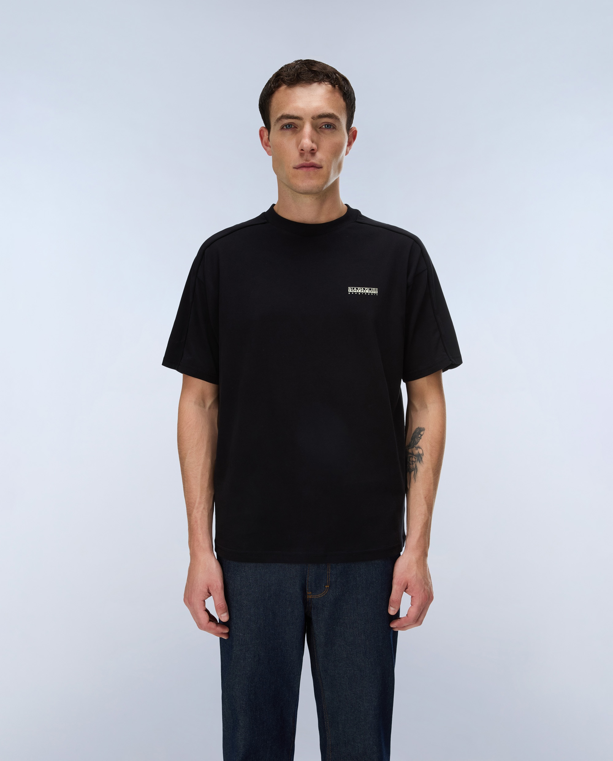 Imagen 2 de Camiseta de hombre teza de manga corta - Napapijri - Negro Negro