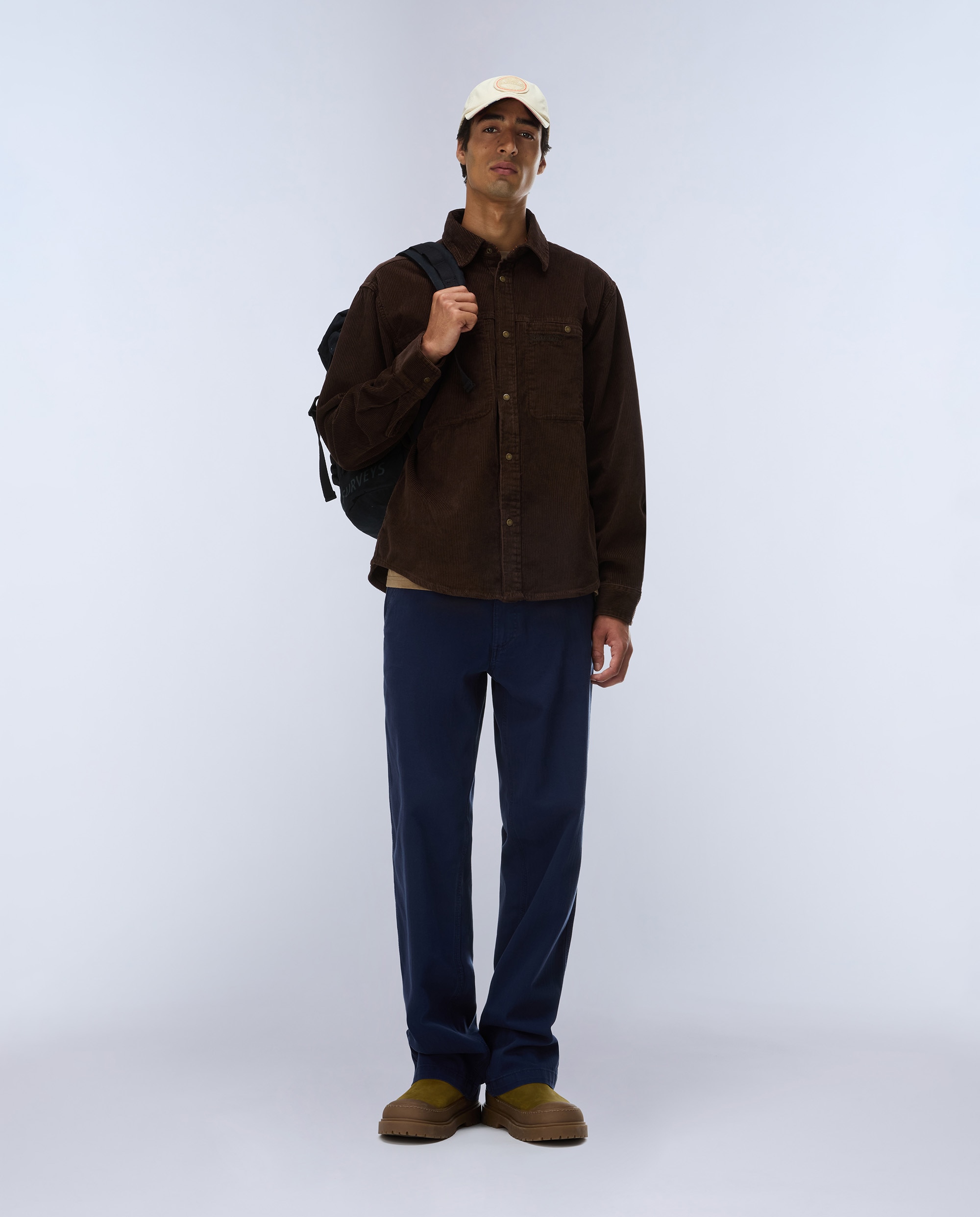 Pantalón chino de hombre m-khaima largo de corte regular - Napapijri - Azul oscuro Azul oscuro-1