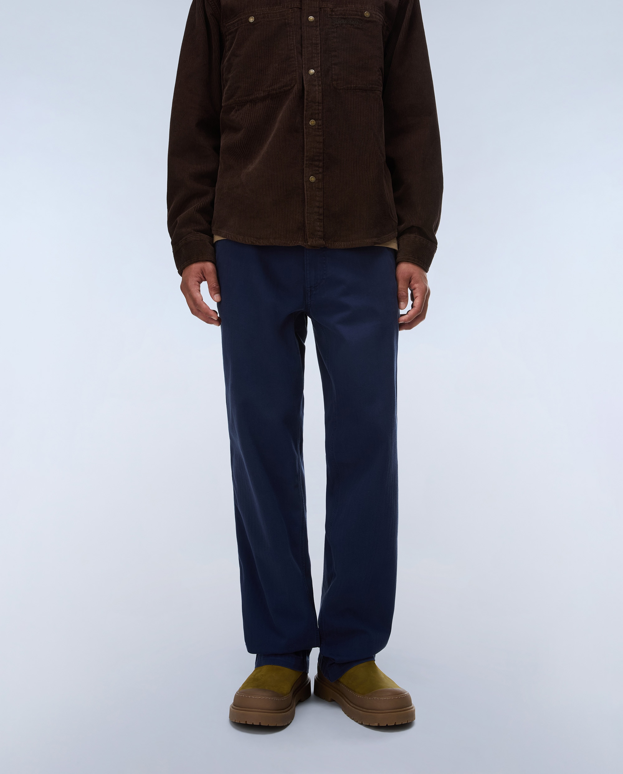 Pantalón chino de hombre m-khaima largo de corte regular - Napapijri - Azul oscuro Azul oscuro-2