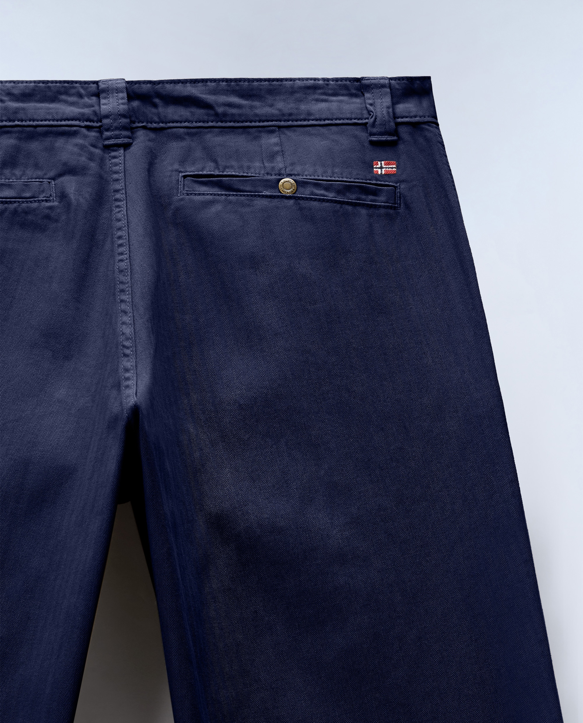 Pantalón chino de hombre m-khaima largo de corte regular - Napapijri - Azul oscuro Azul oscuro-7